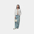 Chanel Jeans Printed Washed Denim Light Blue, Full