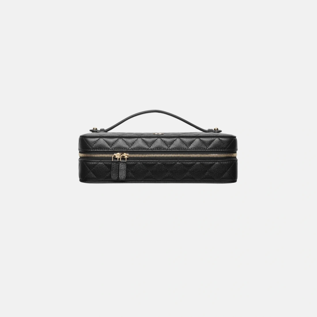 Chanel Jewellery Box in Grained Shiny Calfskin and Gold Tone Metal