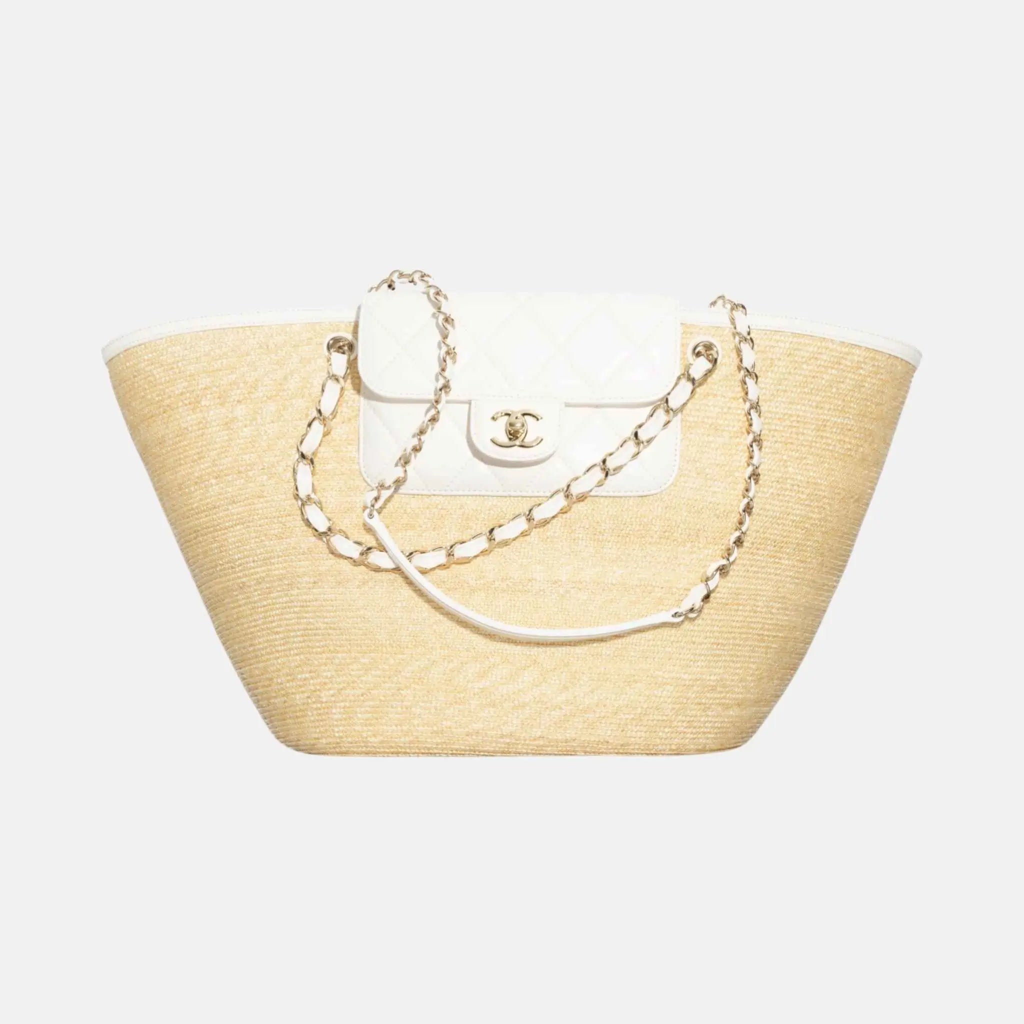 حقيبة Vanity طويلة بسلسلة من جلد خروف وكريستال