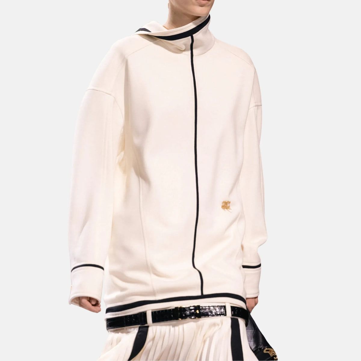 Chanel Long Sleeved Top in Moonlight White
