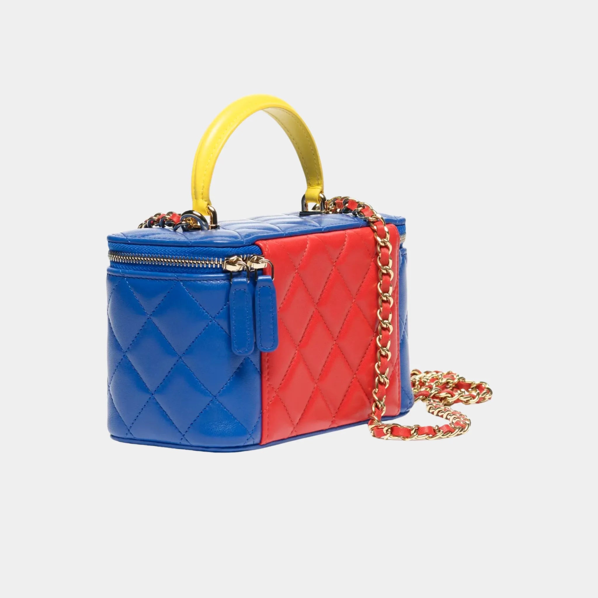 Chanel Long Vanity with chain in Lambskin &amp; Enamel, Back