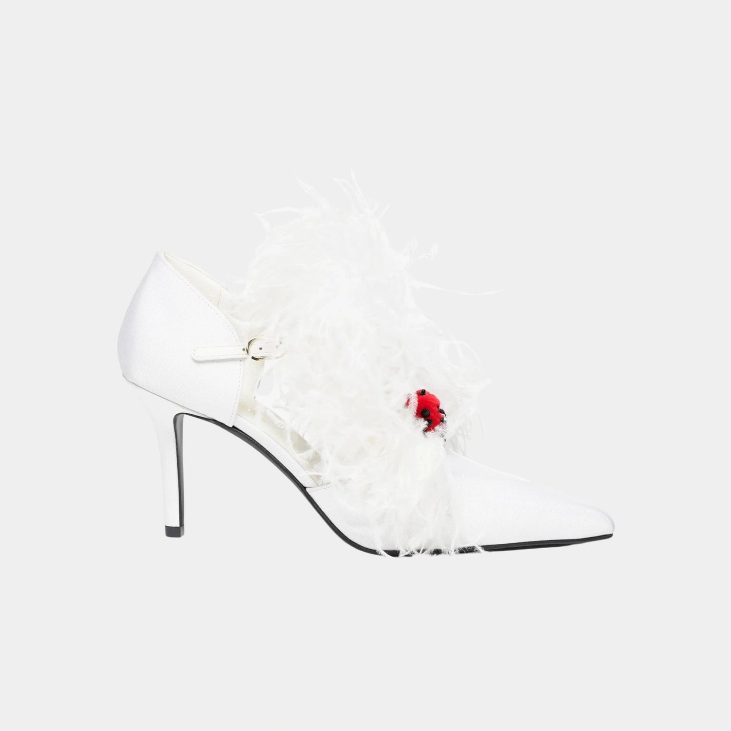 Chanel Mary Janes Grosgrain &amp; Feathers