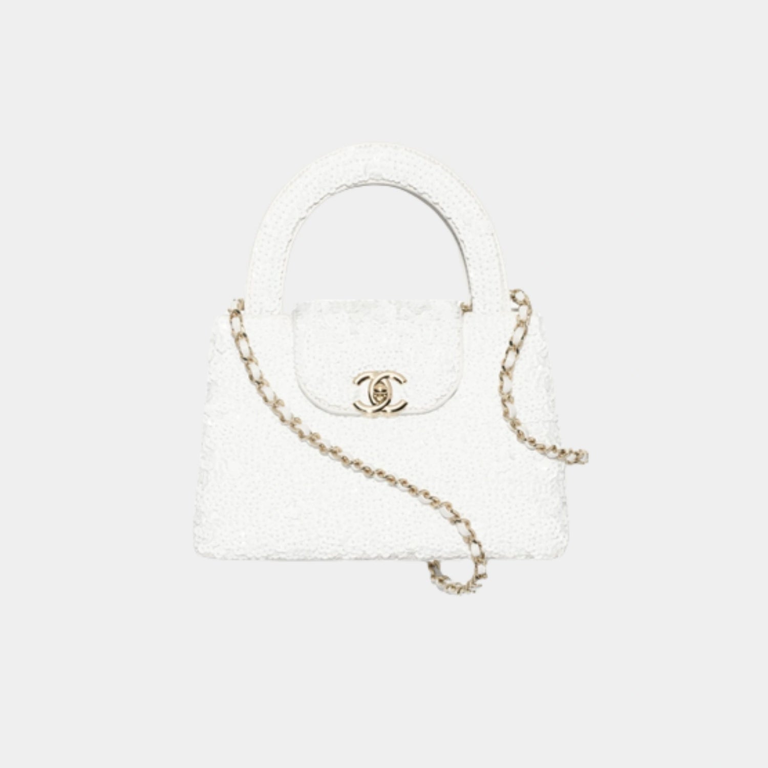 Mini Shopping bag, White