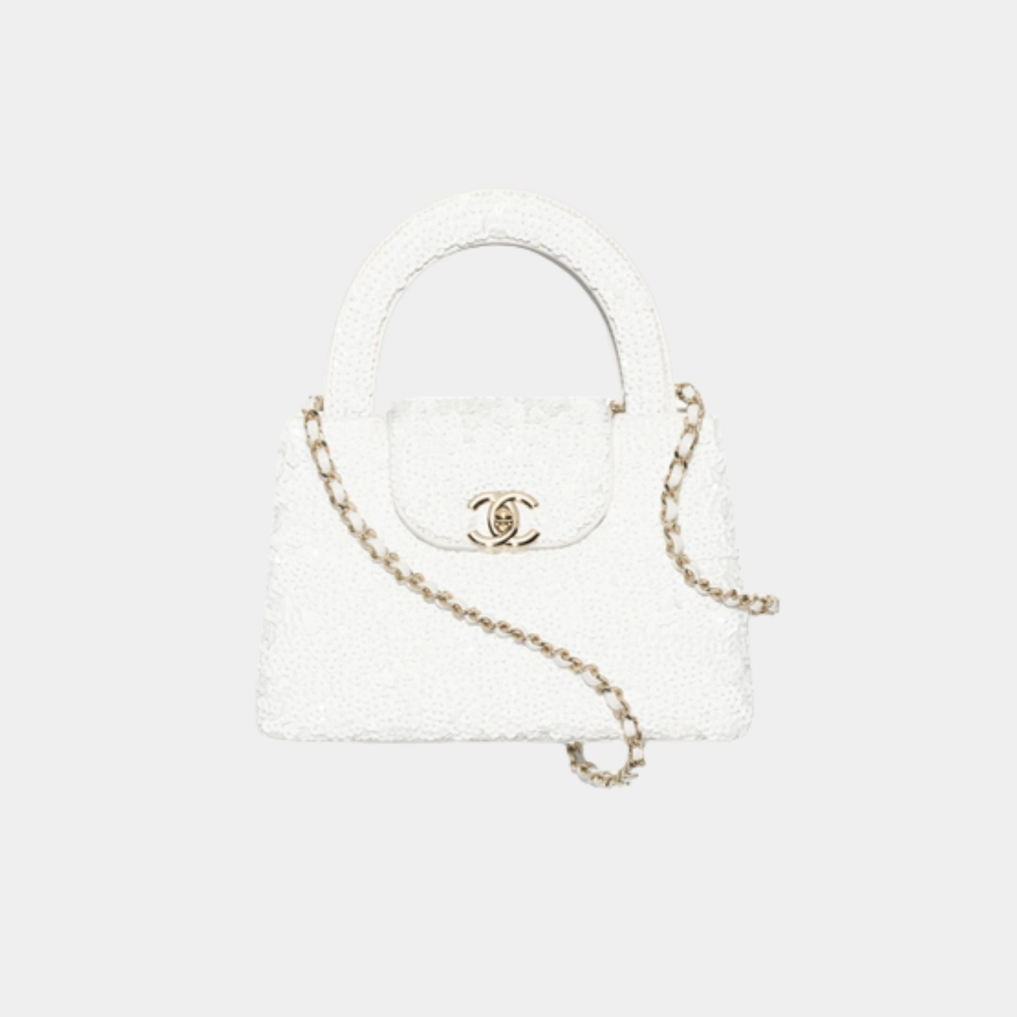 Mini Shopping bag, White