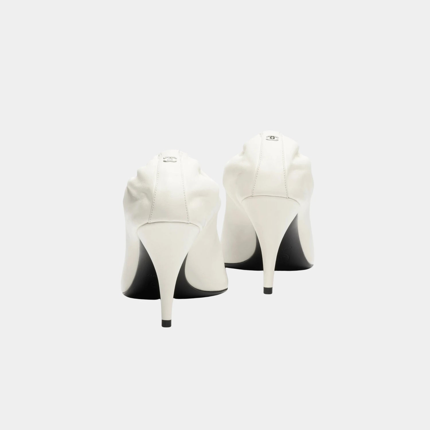 Chanel Pumps in Lambskin, Ivory, Back