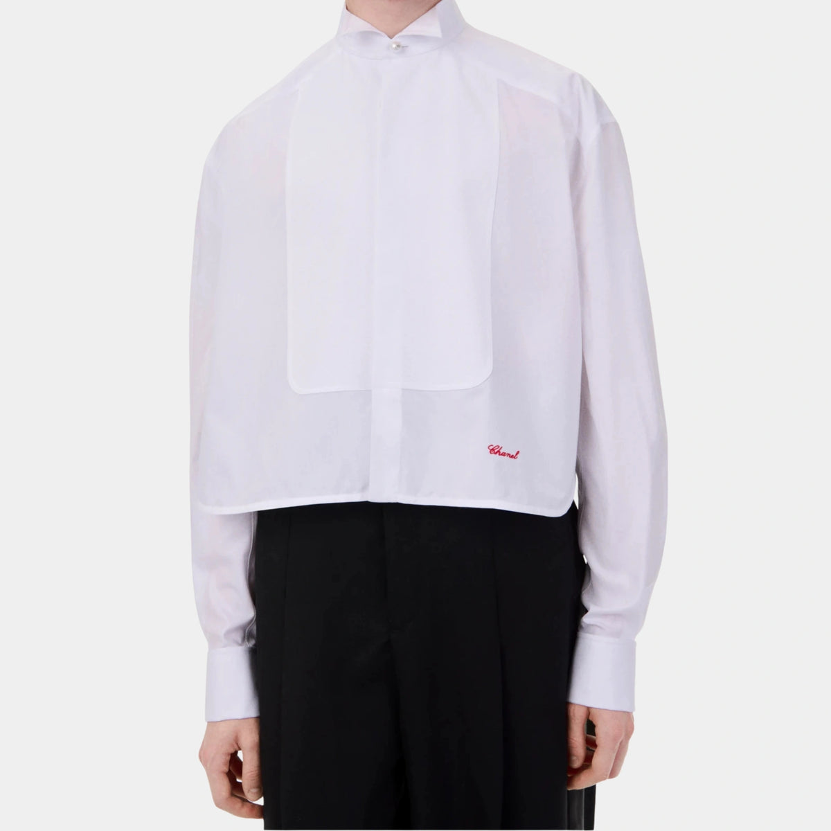 Shirt in White Cotton