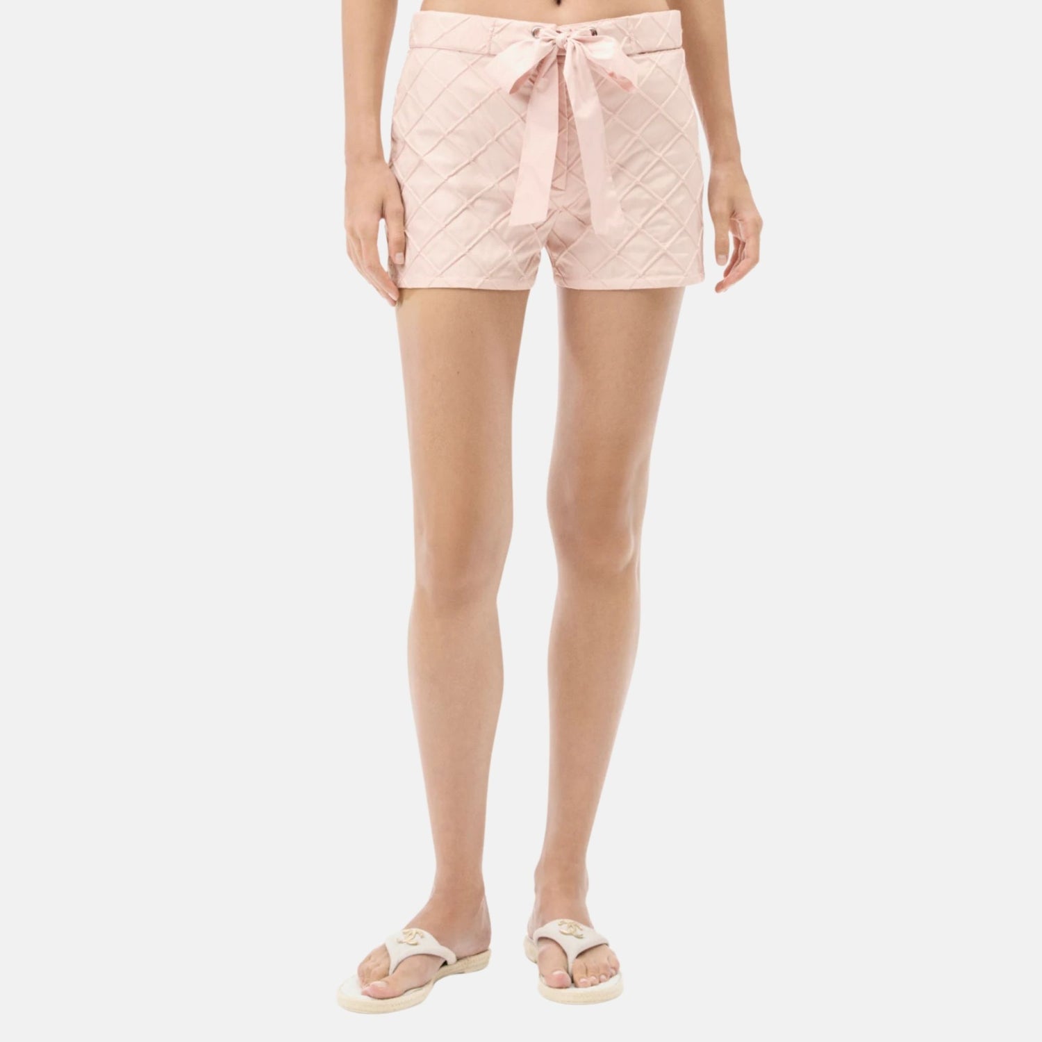 Chanel Shorts In Taffeta Coco Beach Collection, Front