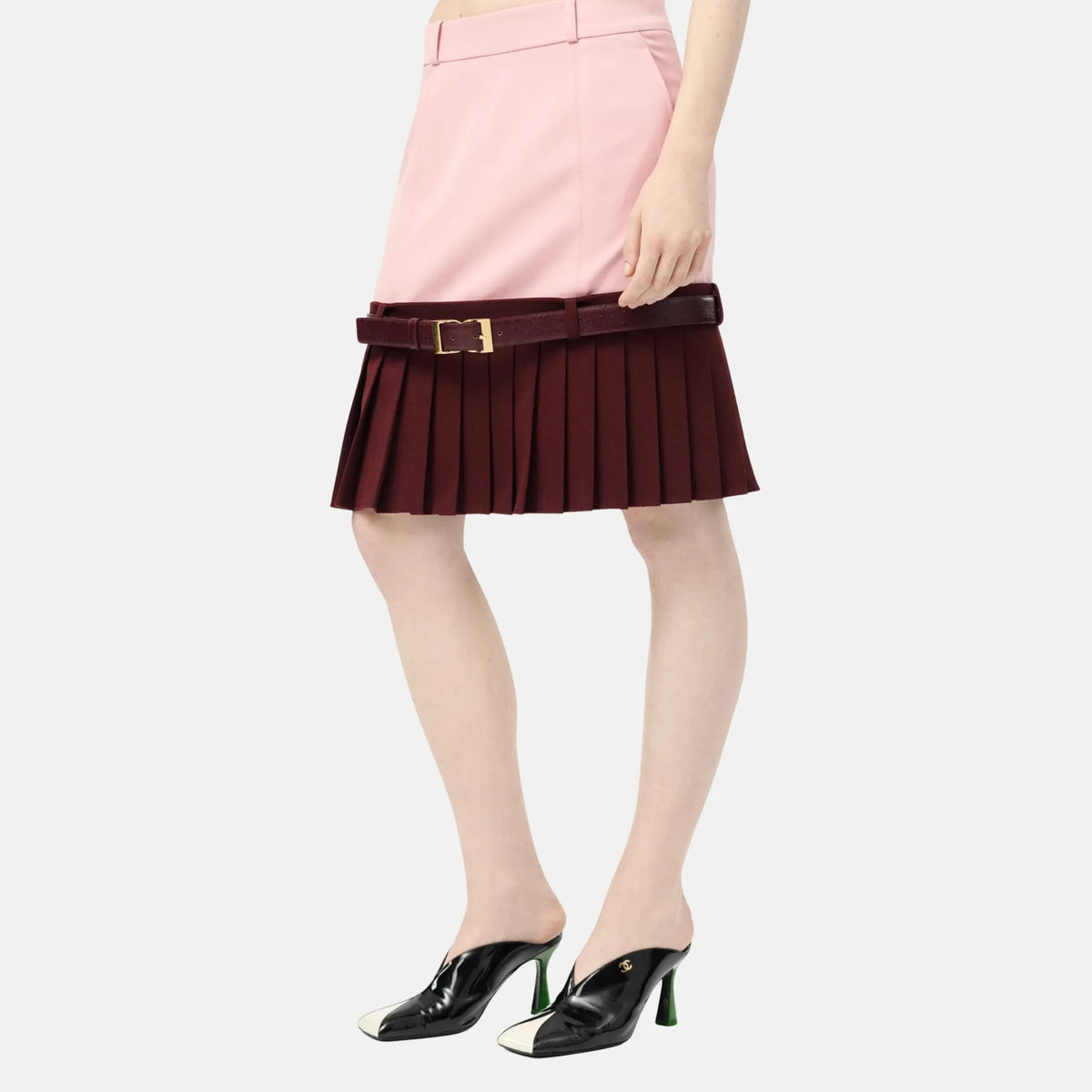 Skirt Wool in Sherbet Pink