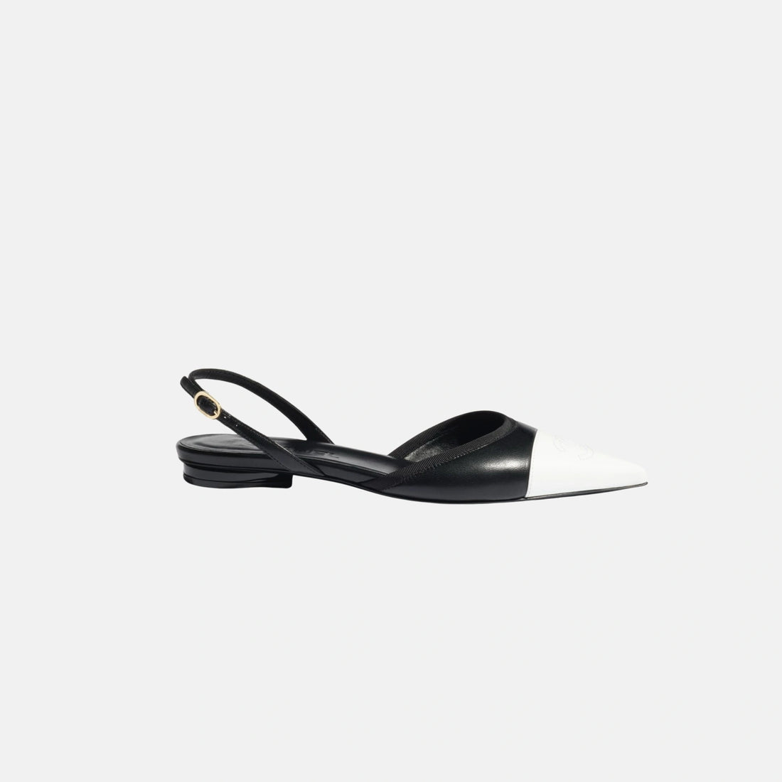 Chanel Slingbacks in Iridescent Lambskin, Side