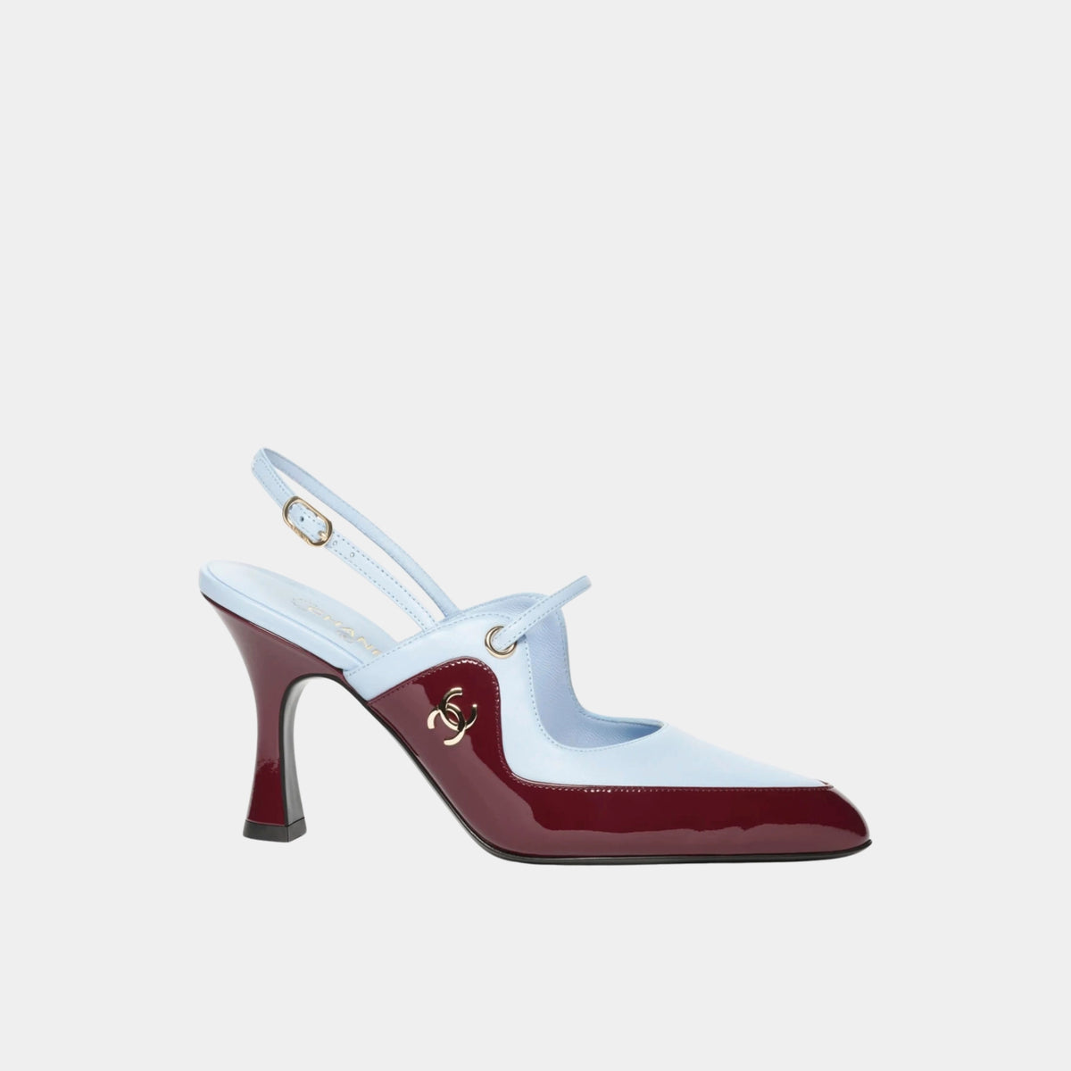 Slingbacks Lambskin &amp; Patent Calfskin