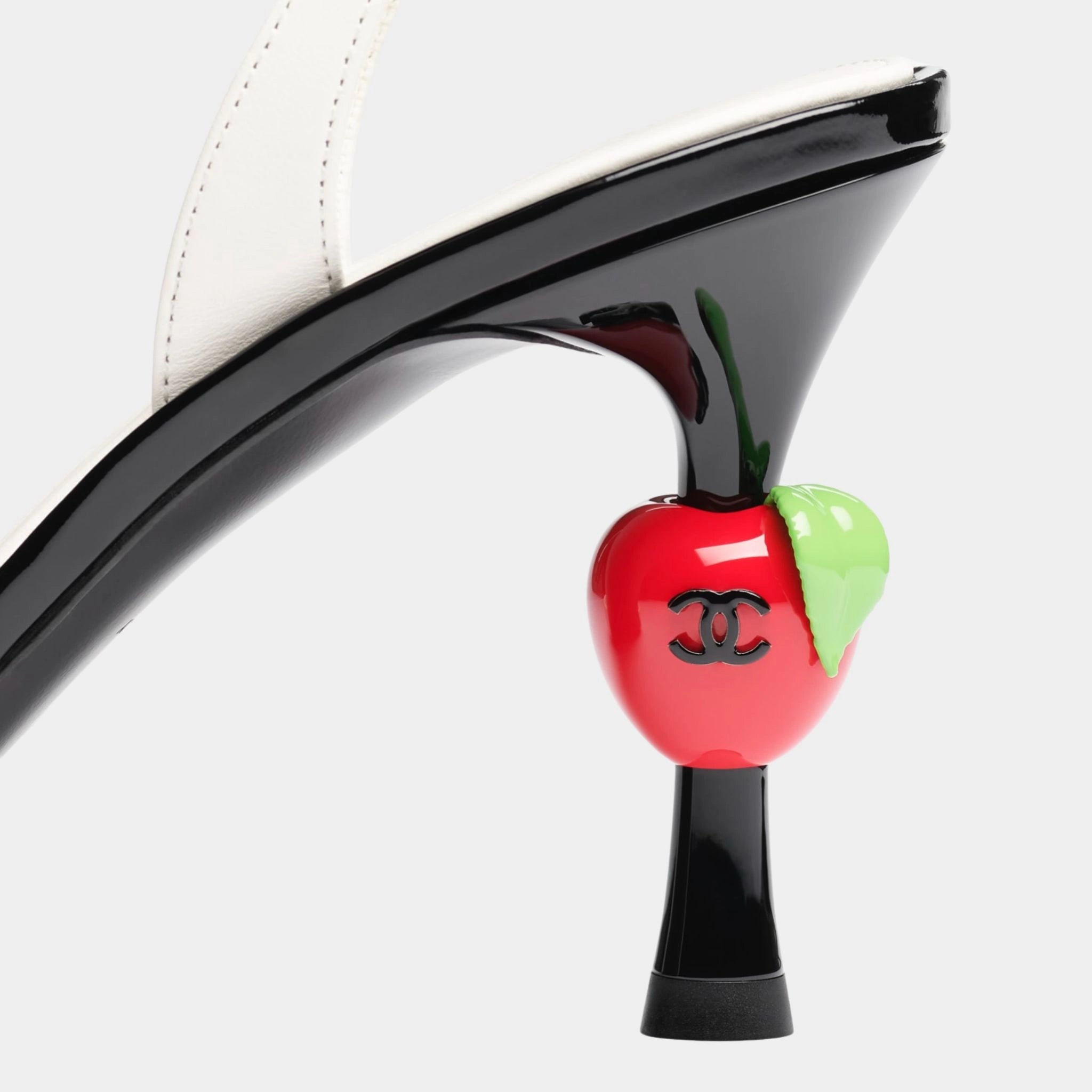Slingbacks Lambskin &amp; Patent Calfskin