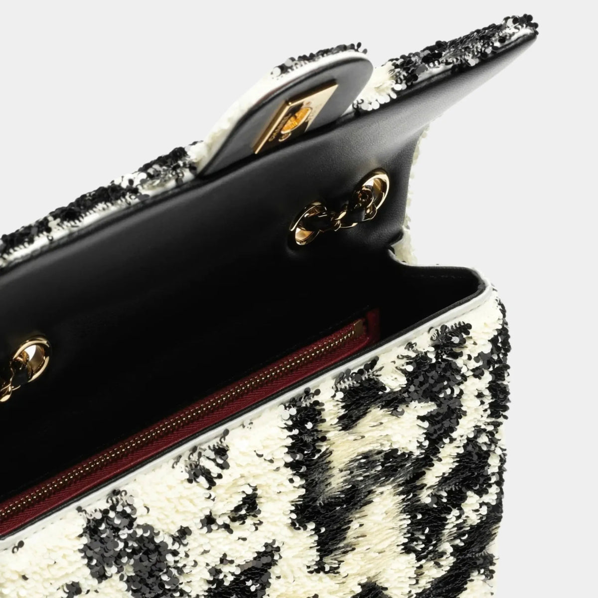 Chanel Small Flap Bag Sequins &amp; Gold-Tone Metal