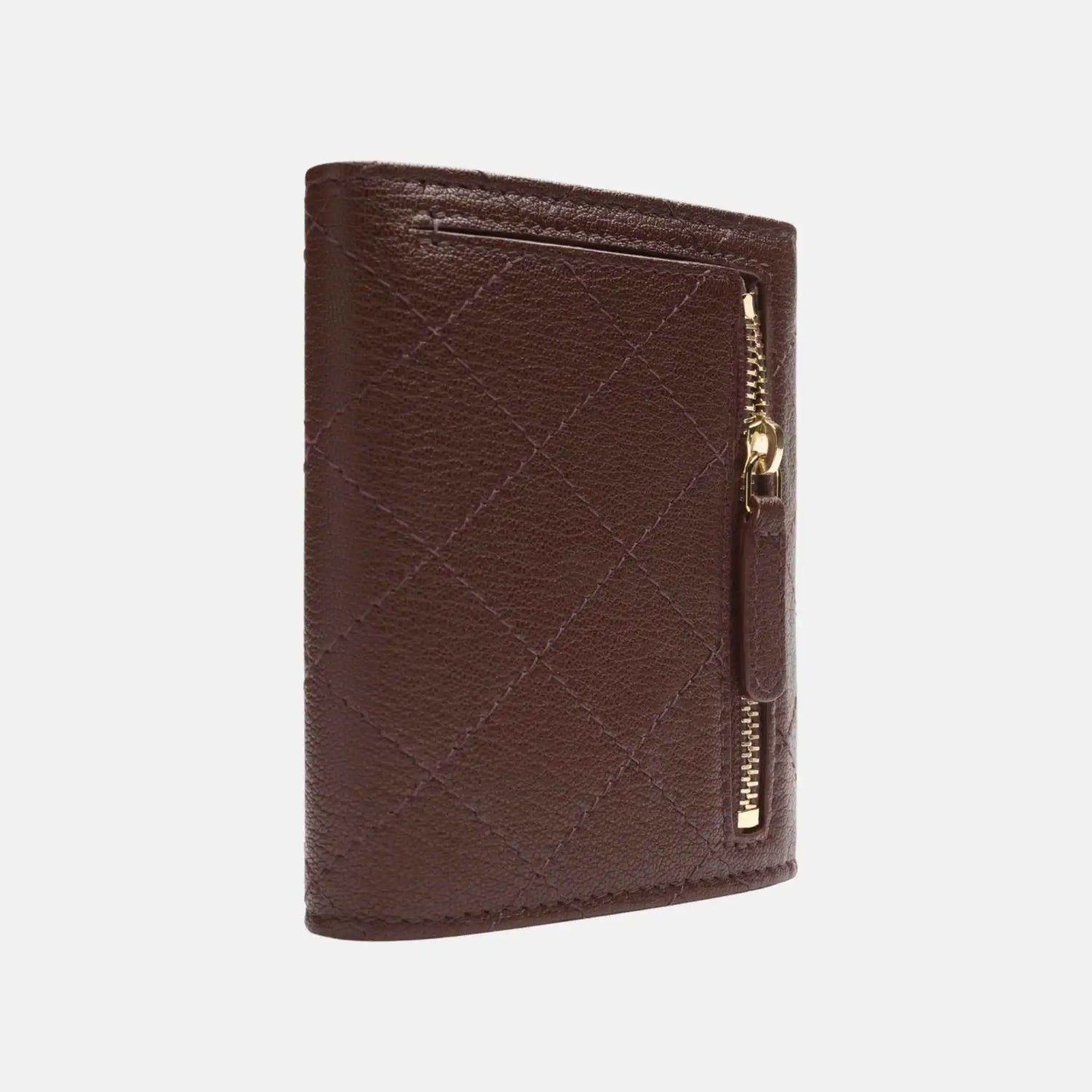 Chanel Small Flap Wallet Grained Goatskin, Back
