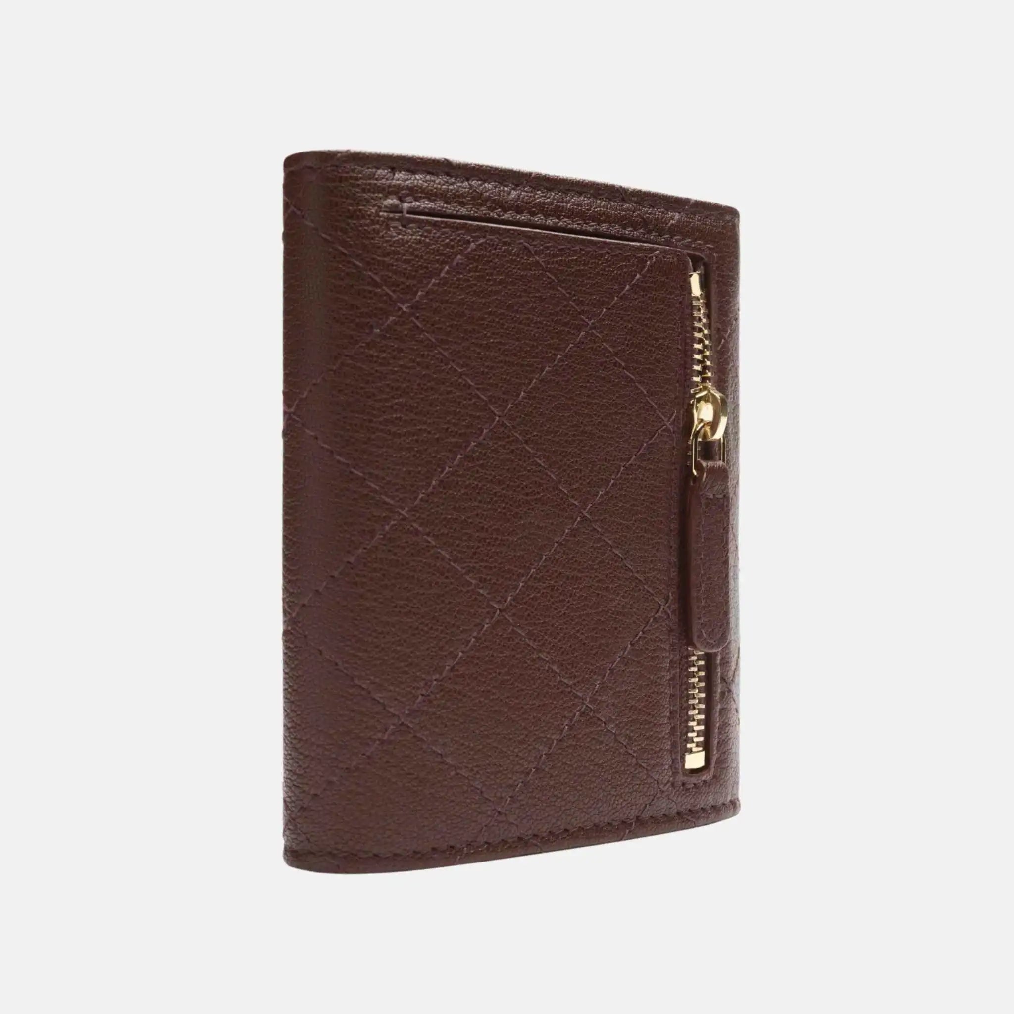 Chanel Small Flap Wallet Grained Goatskin, Back