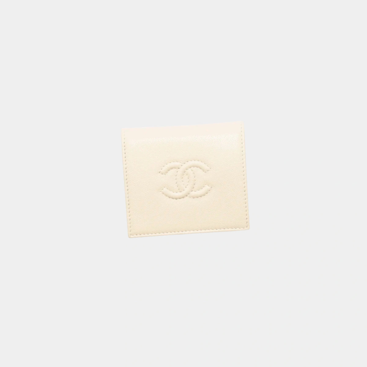 Small Flap Wallet Grained Shiny Calfskin
