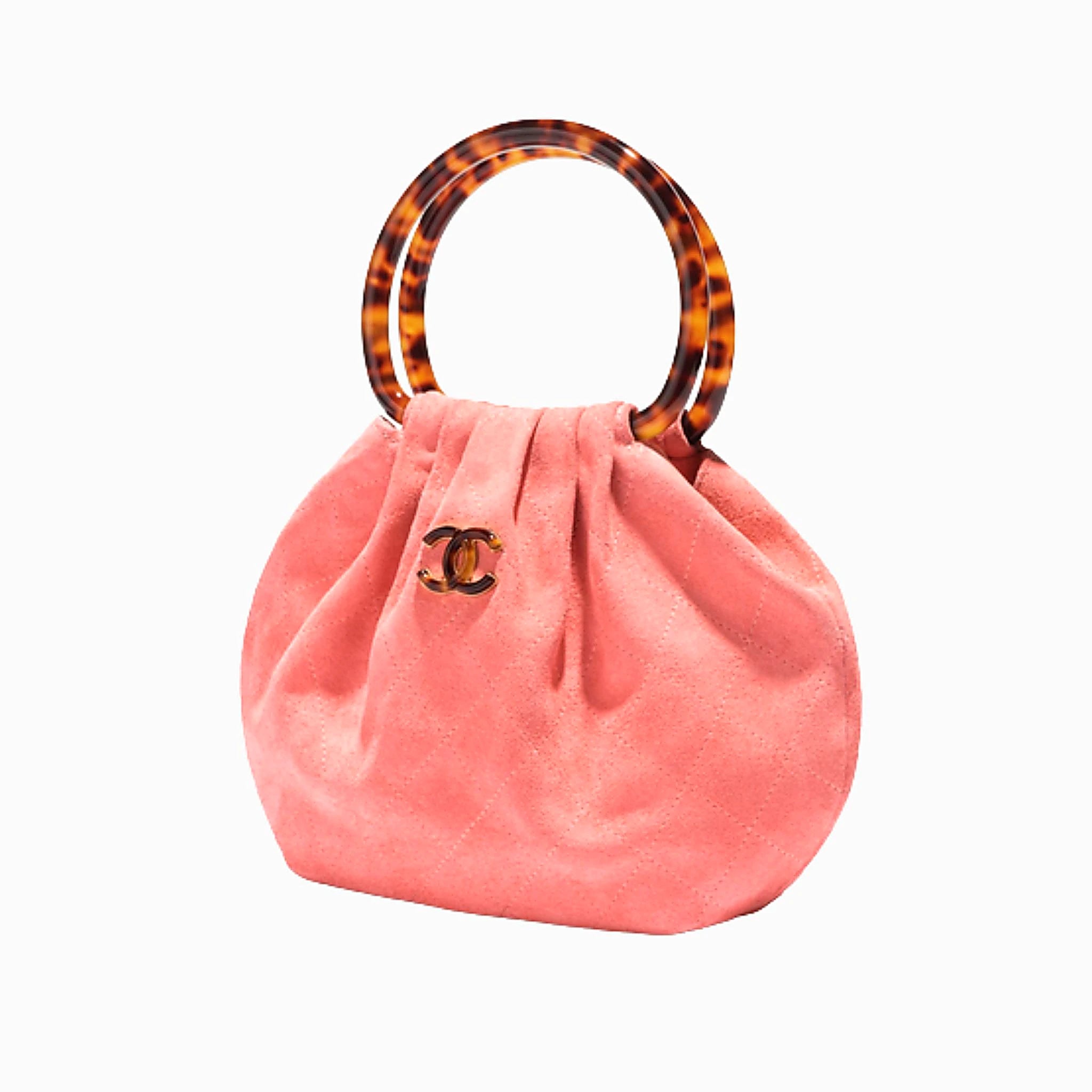 Chanel Small Hobo Bag , Pink , Side