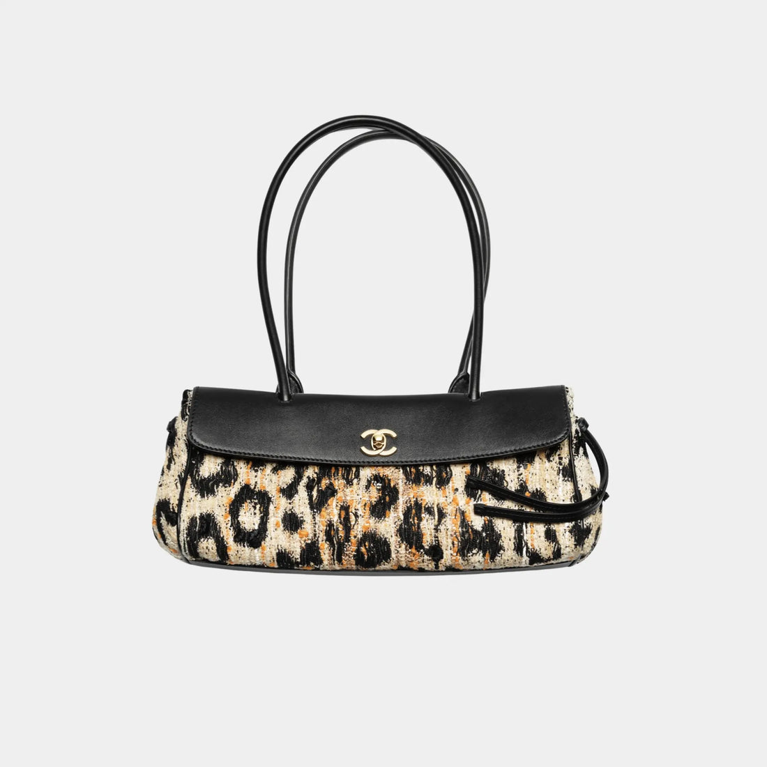 Chanel Small Tote in Tweed Mixed Fibers &amp; Calfskin, Front
