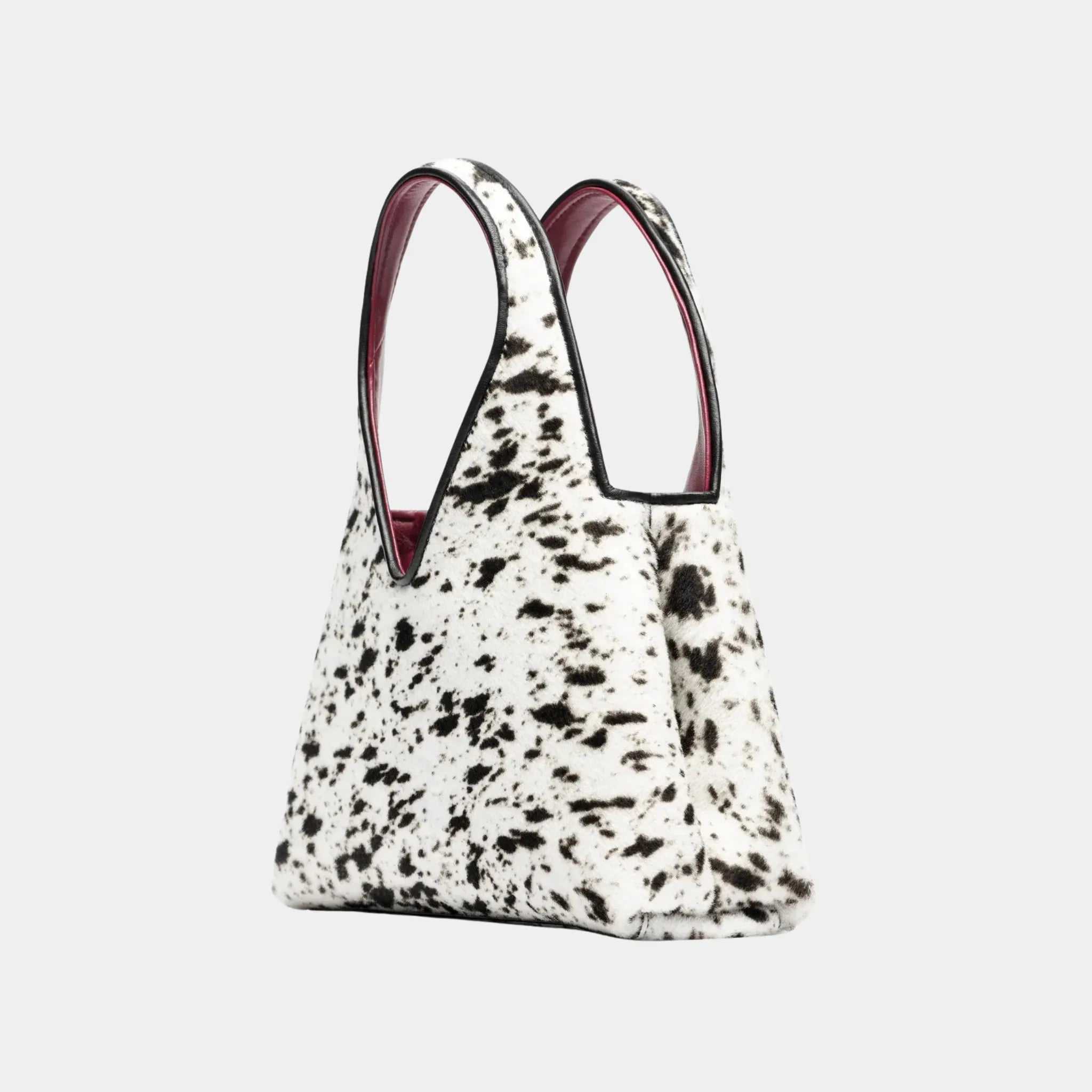 Chanel Small Tote in White &amp; Black Lambskin, Back