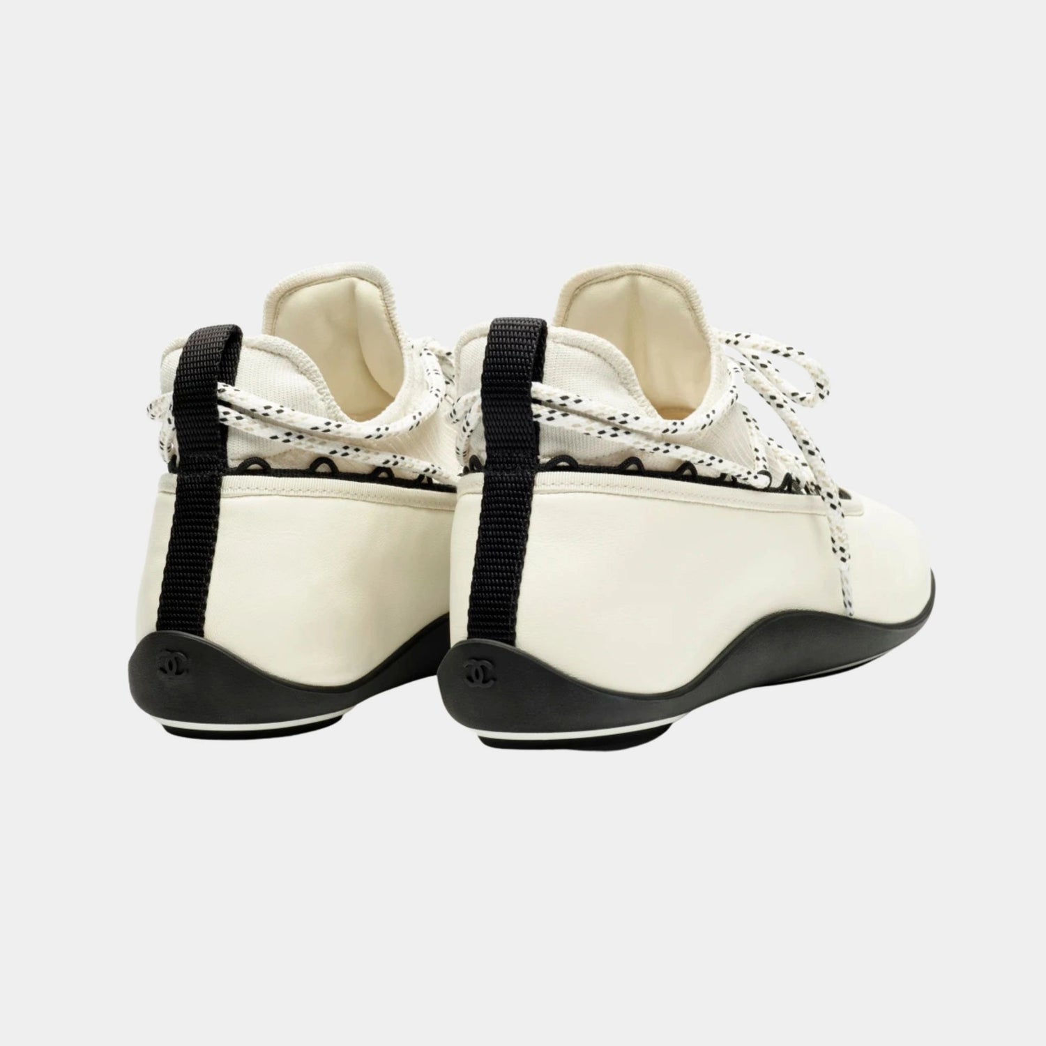 Sneakers Lamb &amp; mixed fibers White