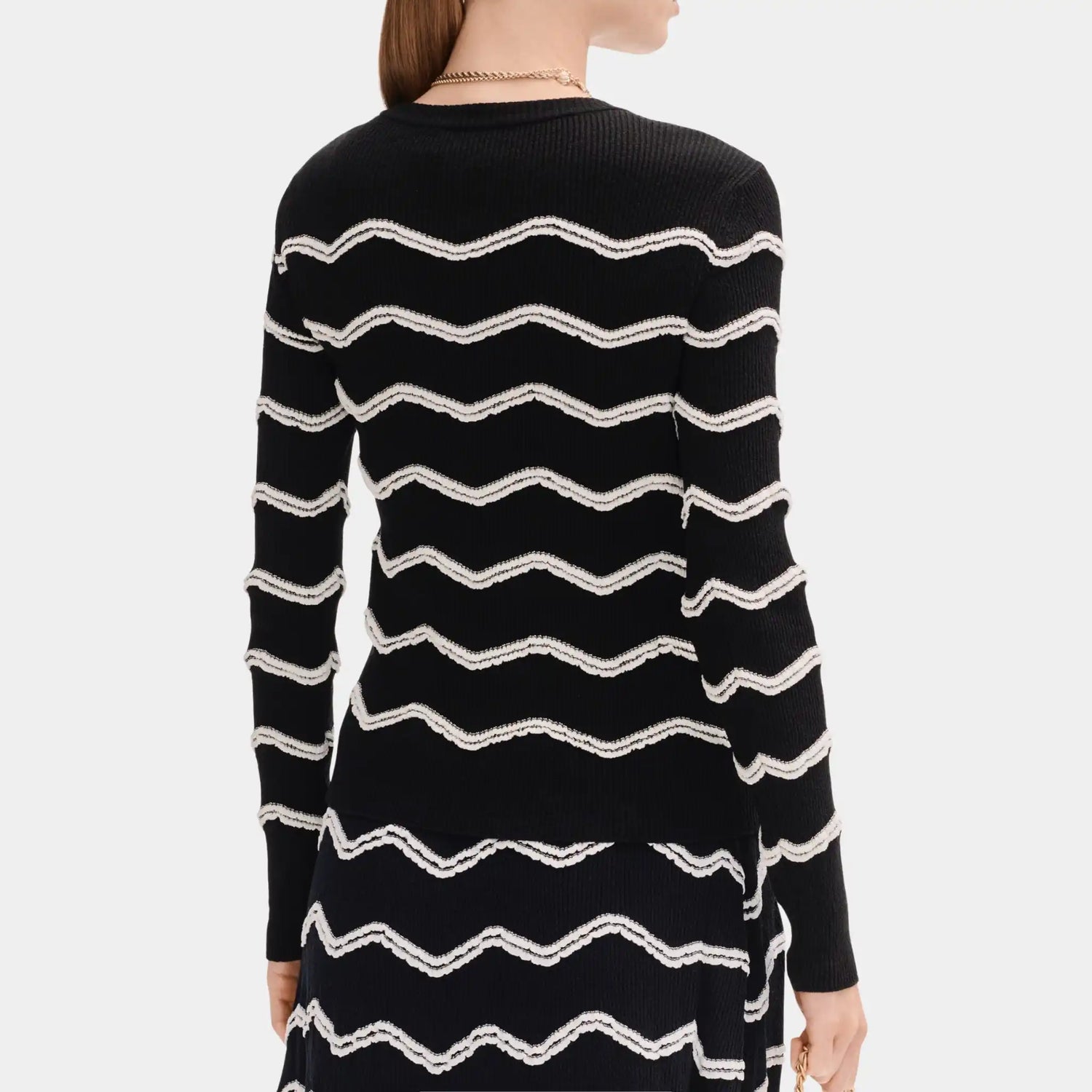 Chanel Sweater in Cotton and Mixed Fibers, Back