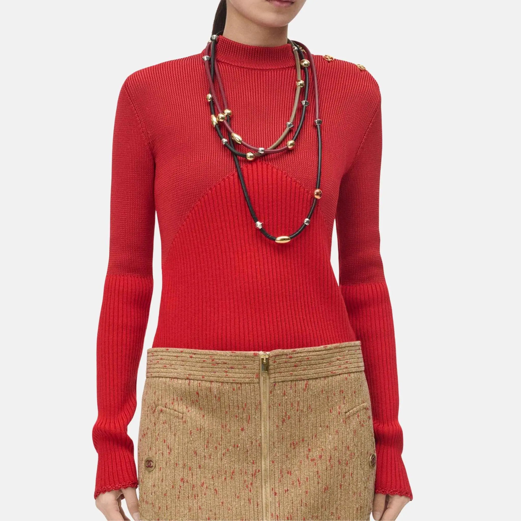 Sweater in Wool and Silk