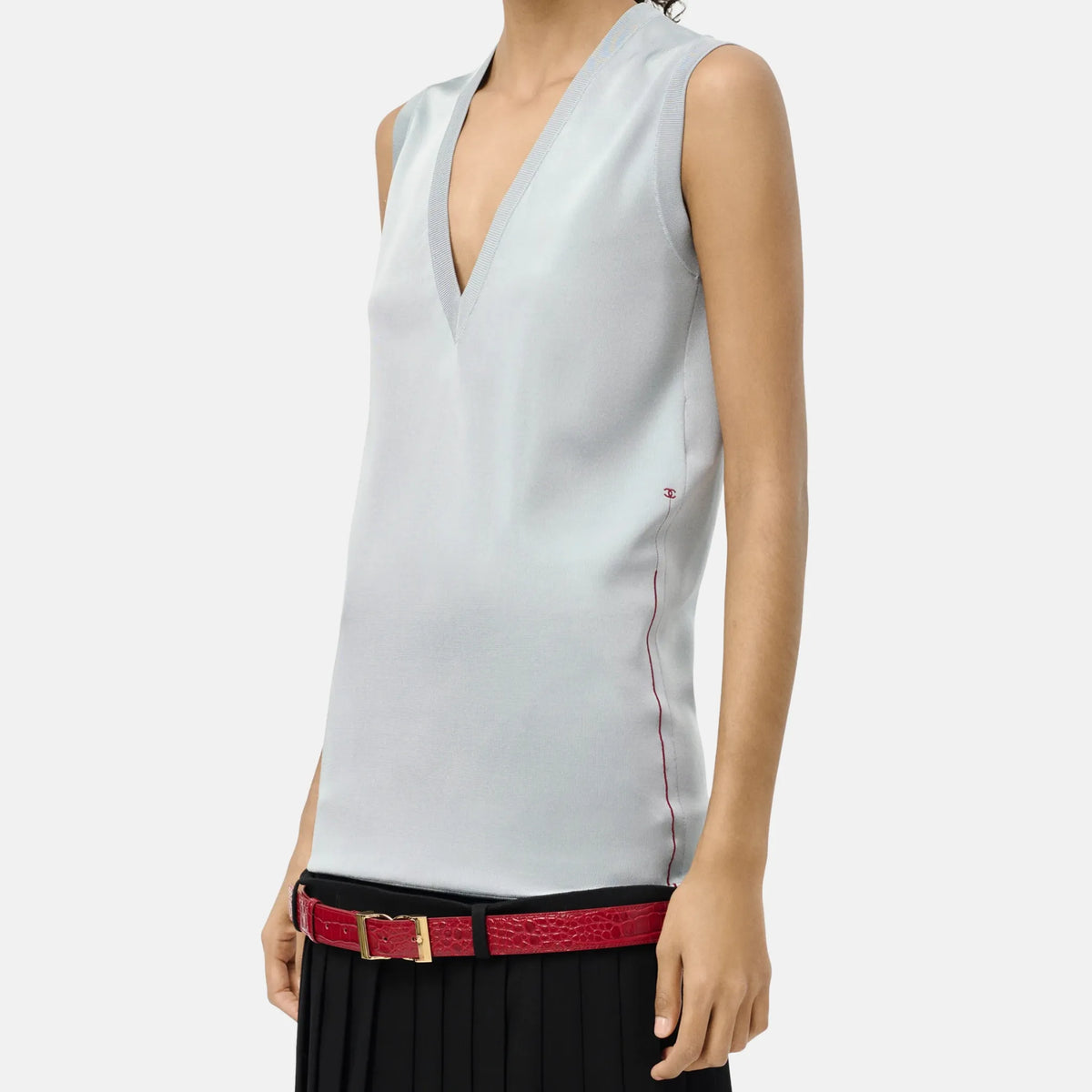 Top Silk in Blue