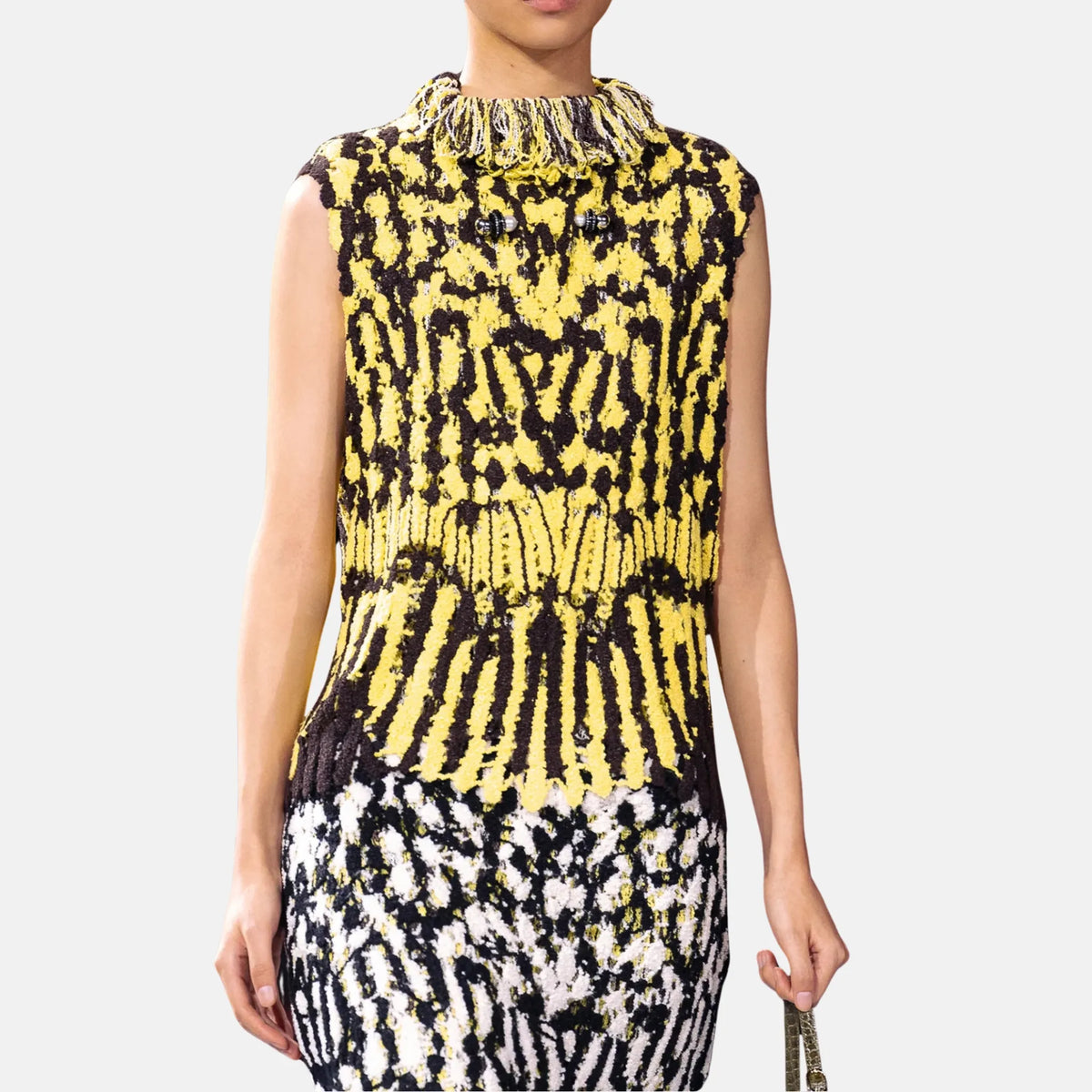 Top Silk in Yellow and Brown