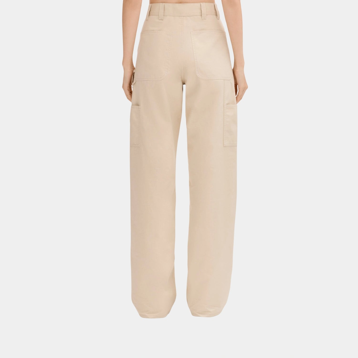 Chanel Trousers in Gabardine Beige, Back