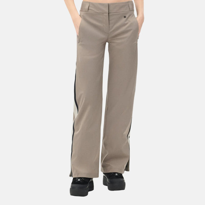 Chanel Trousers Mixed Fibres in Taupe Black and Grey — Coco Neige 2026