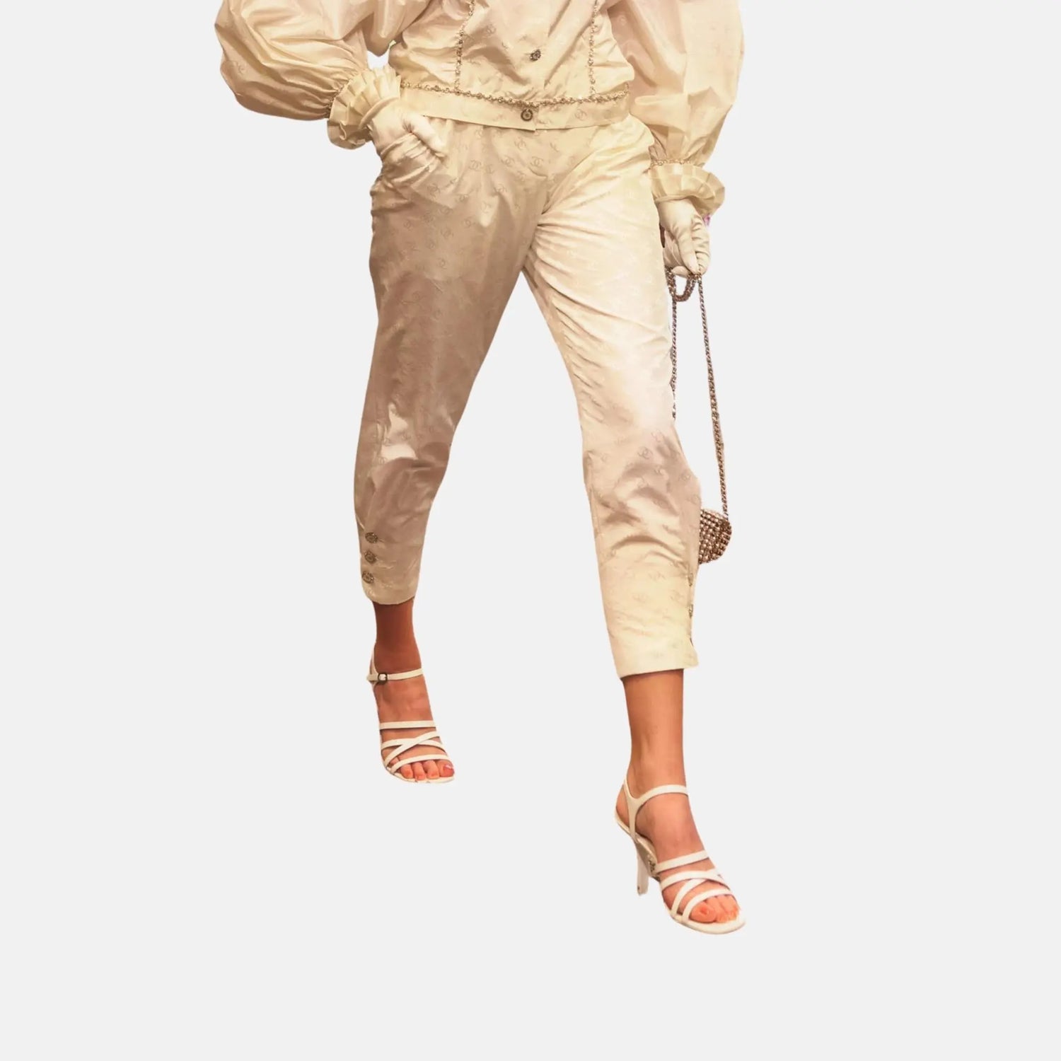 Chanel Trousers in Silk Taffeta