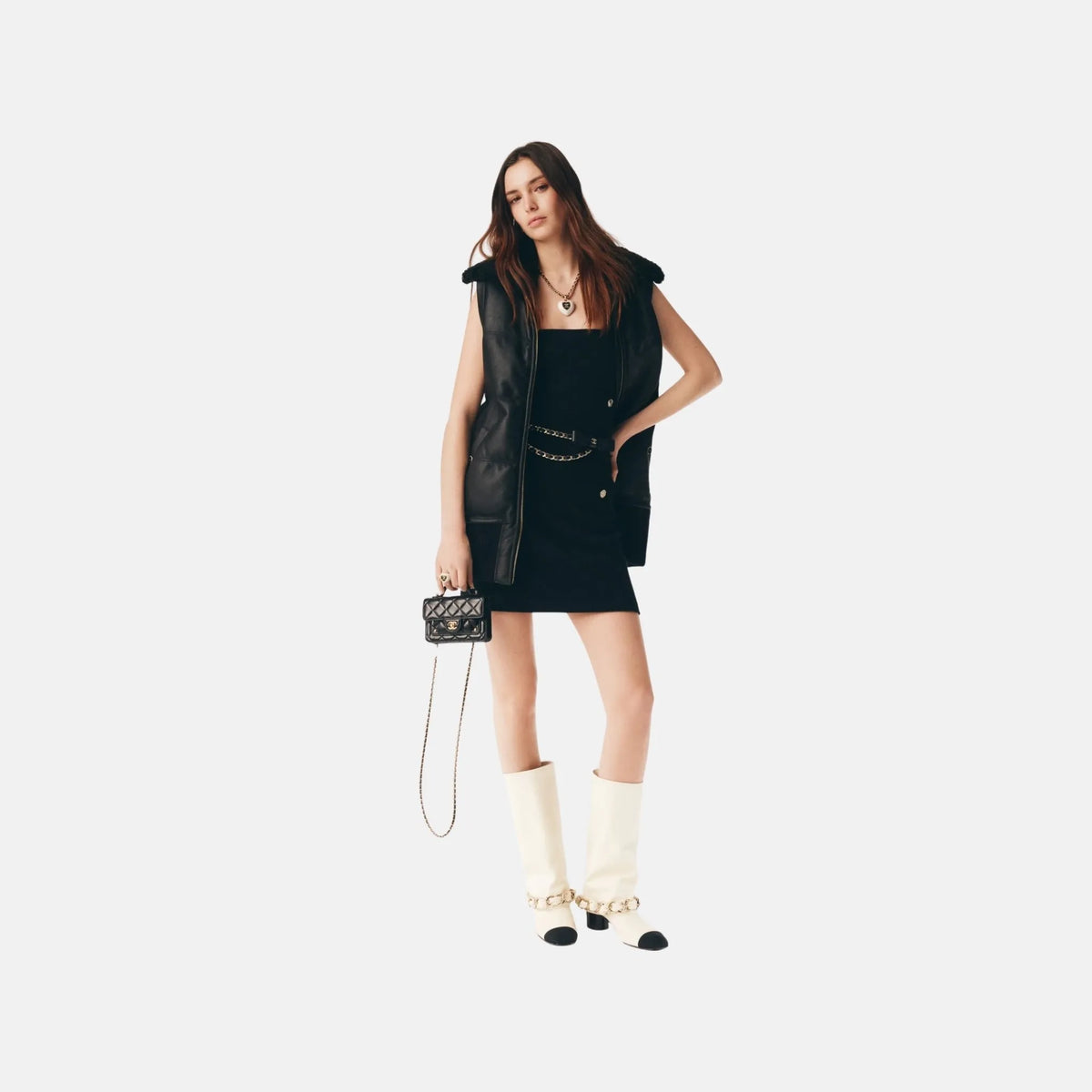 Vest in Lambskin Pelt