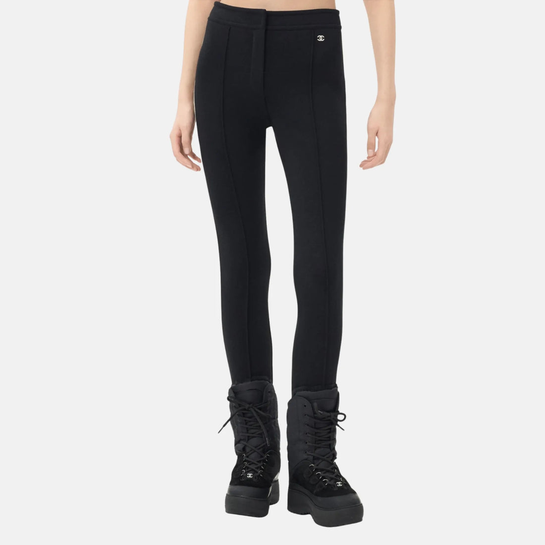 Chanel Wool Trousers in Black
