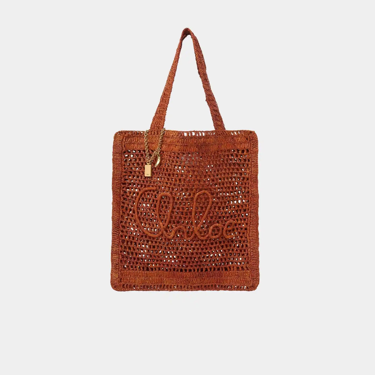 Summer Banana Tote Bag in Raffia
