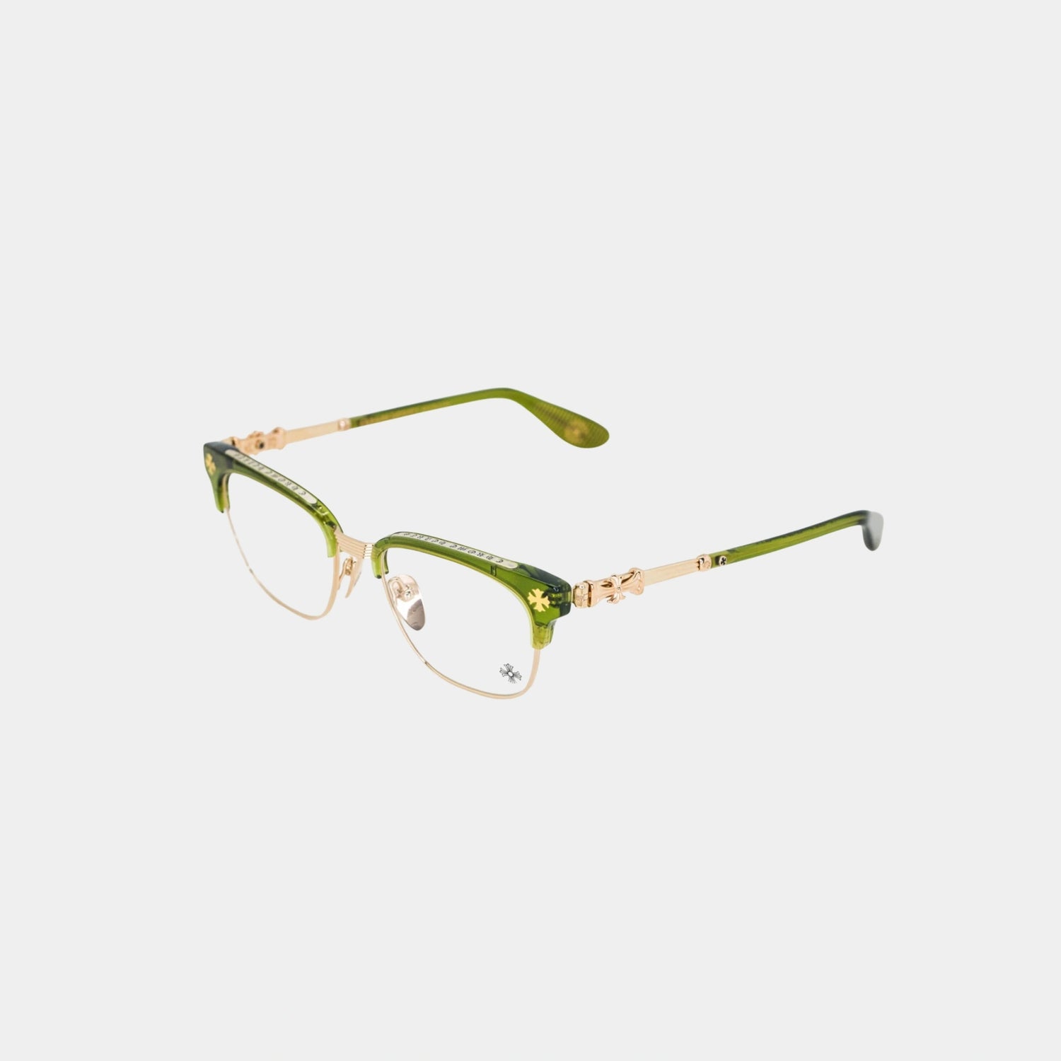 Chrome Hearts Bonennoisseur-II Glasses, Green, Top