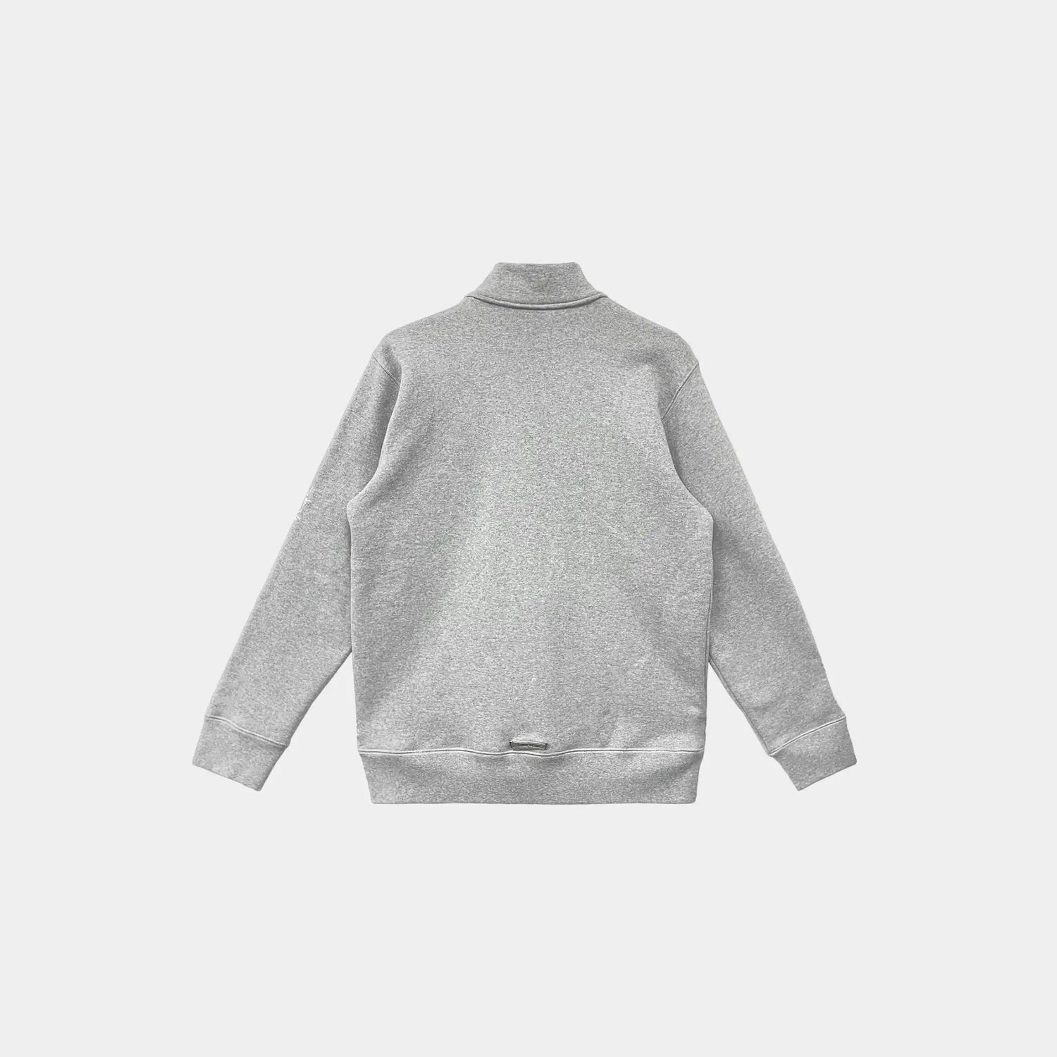 Chrome Hearts Grey Quarter Zip Crewneck, Back