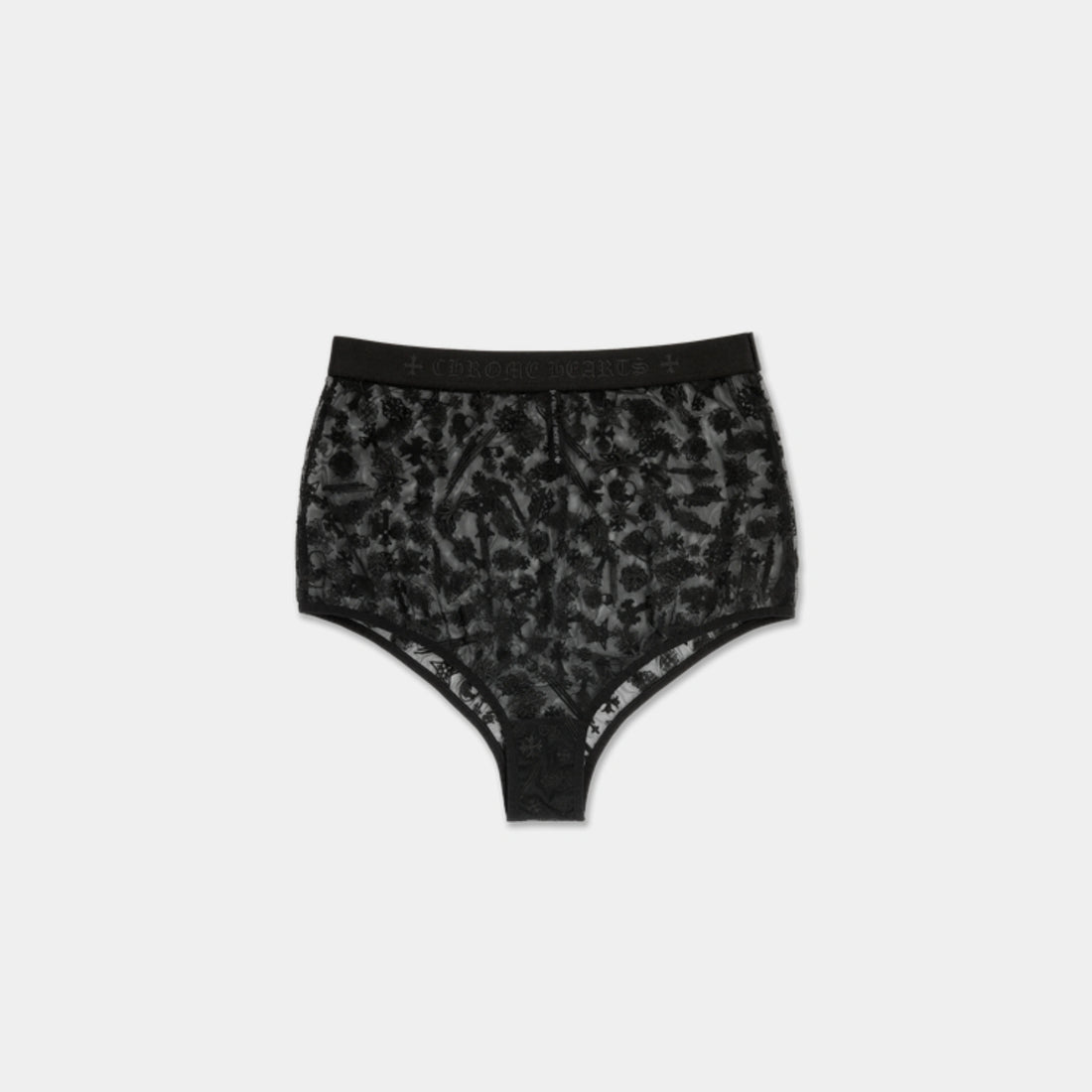 Chrome Hearts Lace High-Waisted Brief, Front