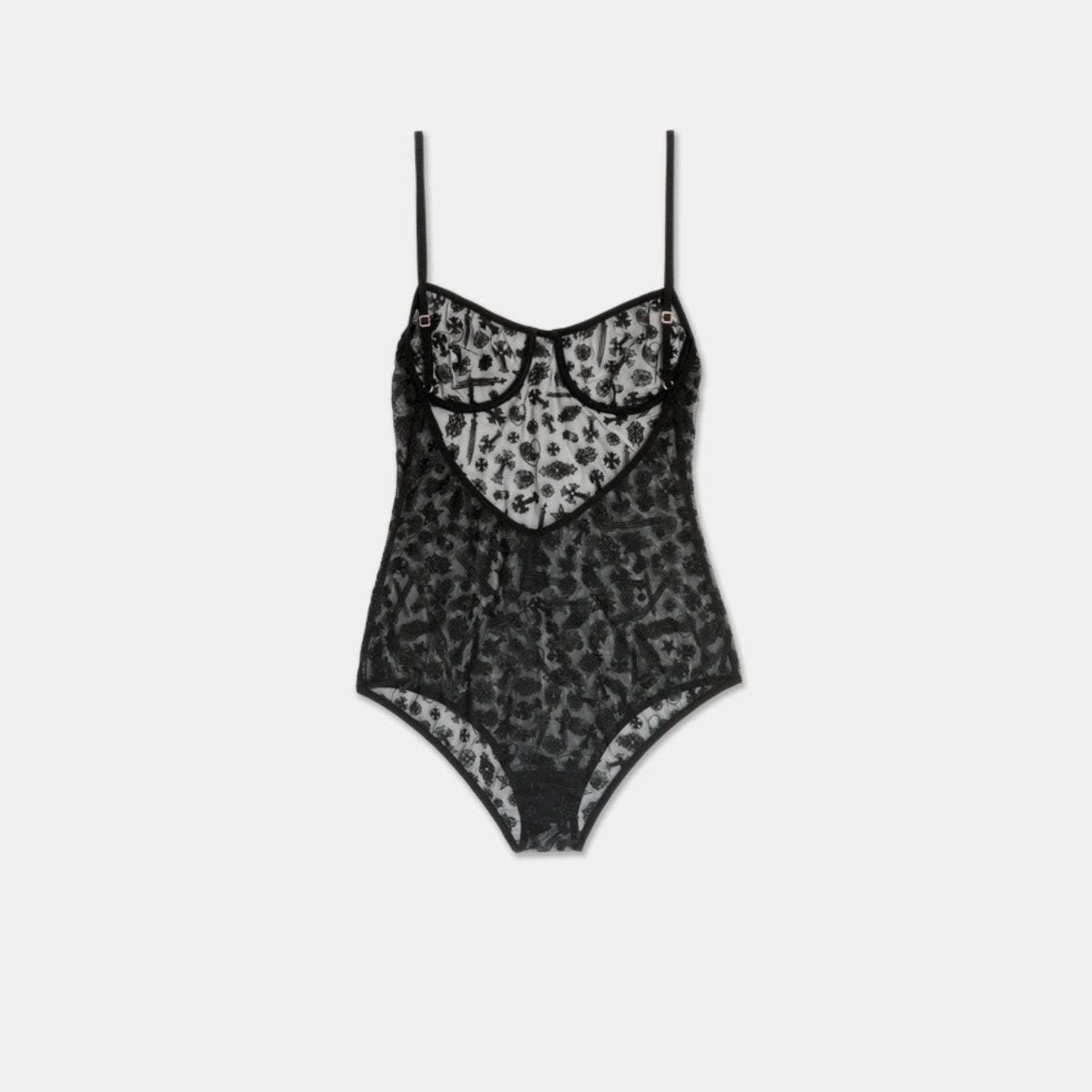Chrome Hearts Lace Teddy, Back