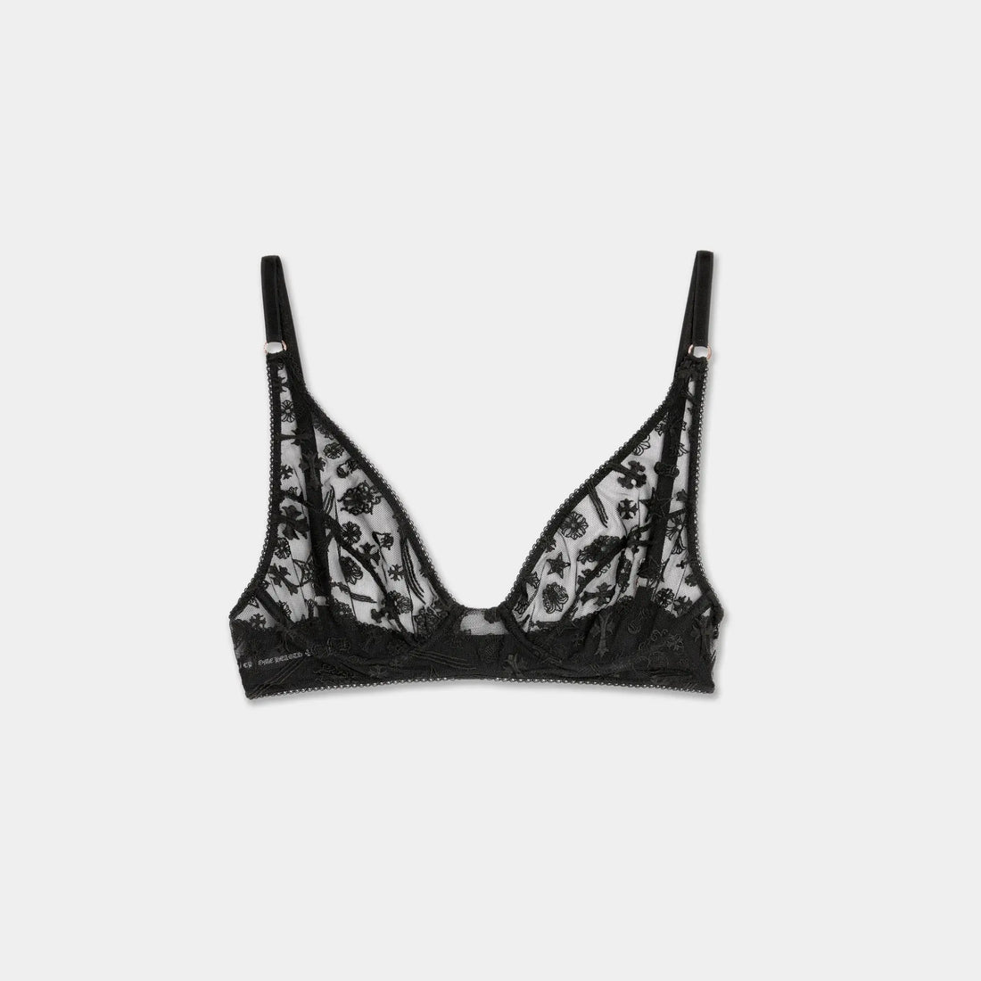 Chrome Hearts Lace Underwire Bra, Front