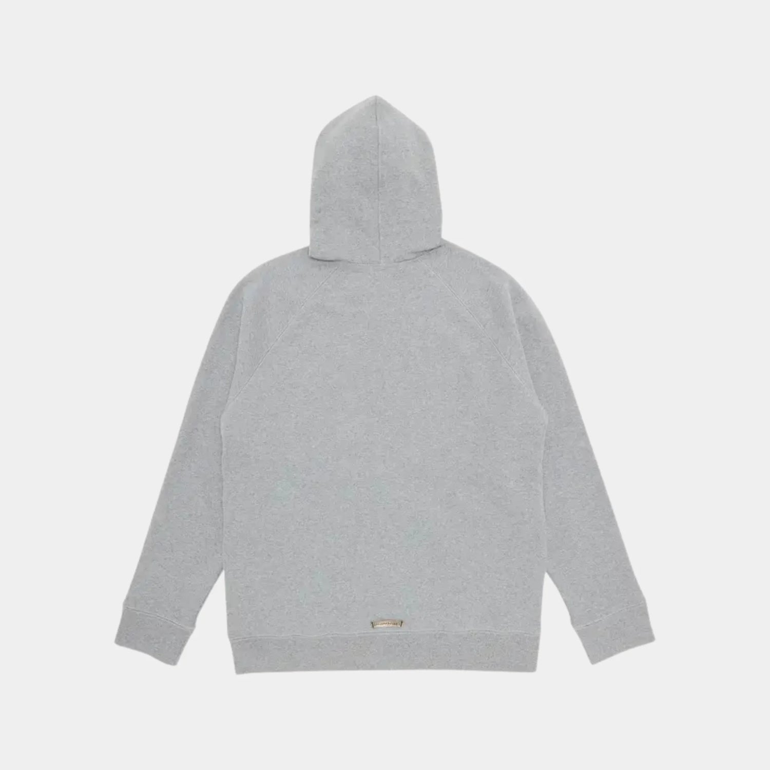 Chrome Hearts Leather Cross Logo Hoodie, Grey, Back