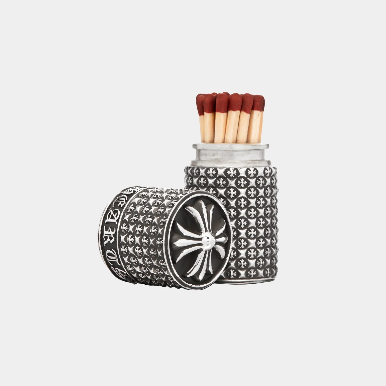 Chrome Hearts Matchstick Holder in .925 Sterling Silver, Top Cap