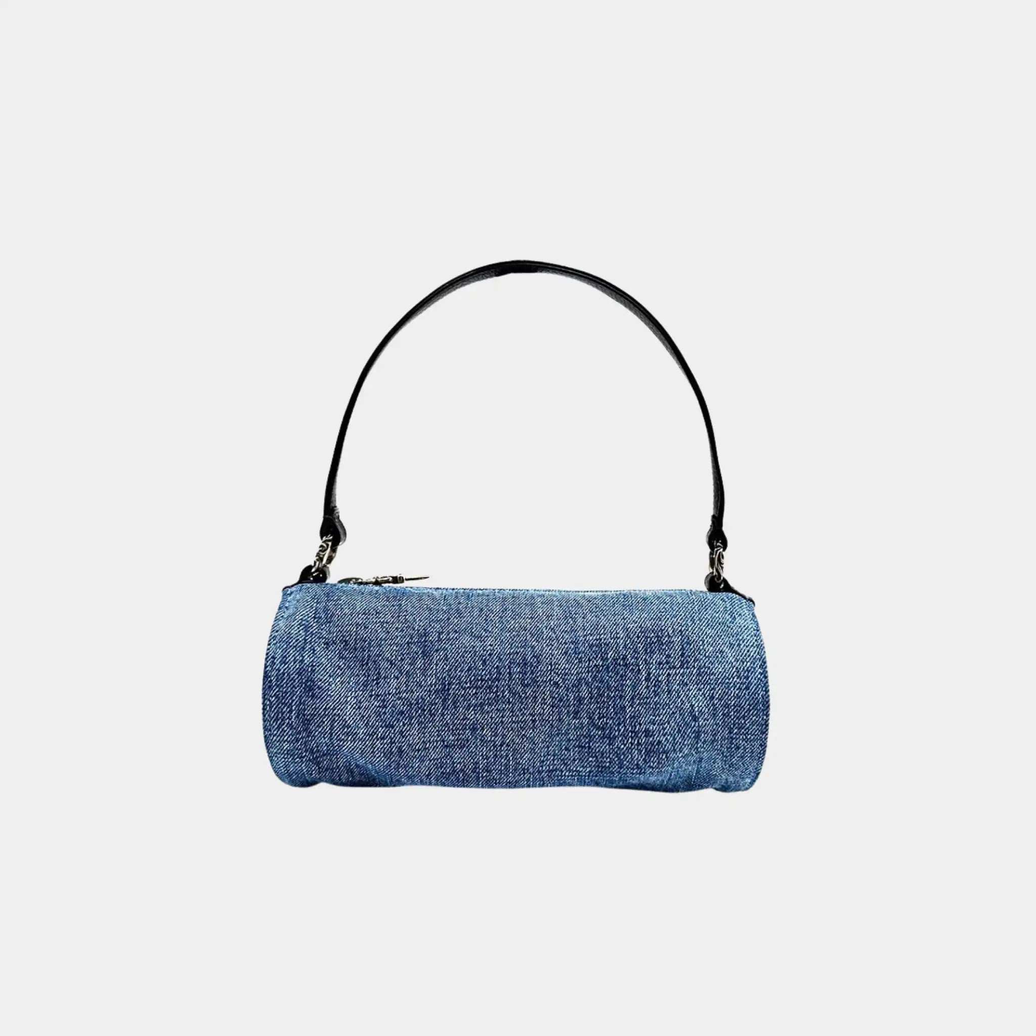 Chrome Hearts Mini JoJo Bag in Denim &amp; Black, Back