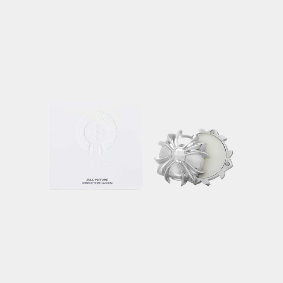 Chrome Hearts عطر صلب +22+ مع علبة من فضة استرلينية 925، بطاقة