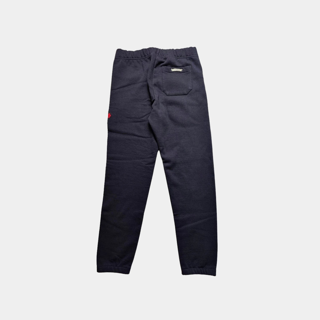 Chrome Hearts Triple Cross Logo Sweatpants, Navy Red, Back