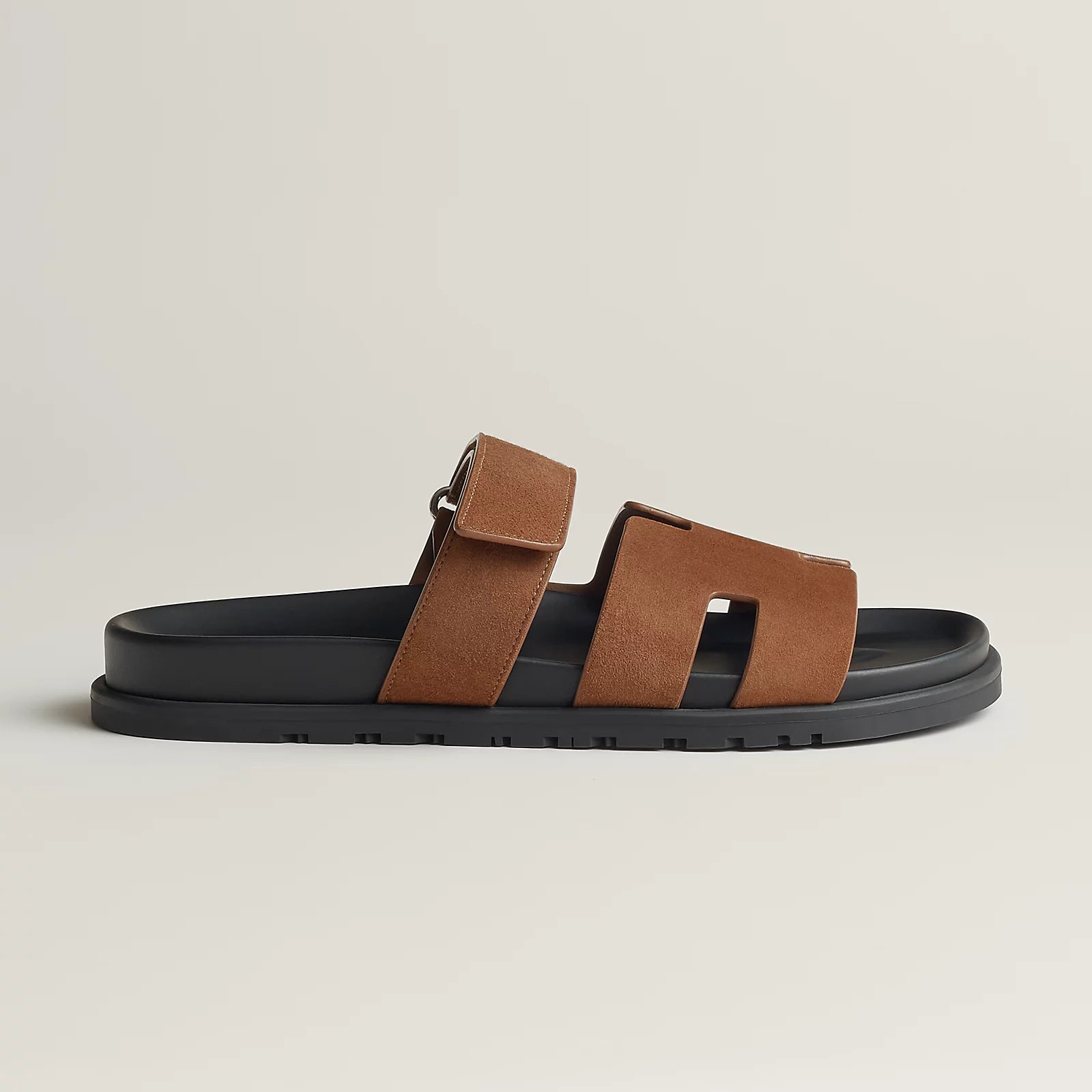 Chypre Sandal - Natural Suede