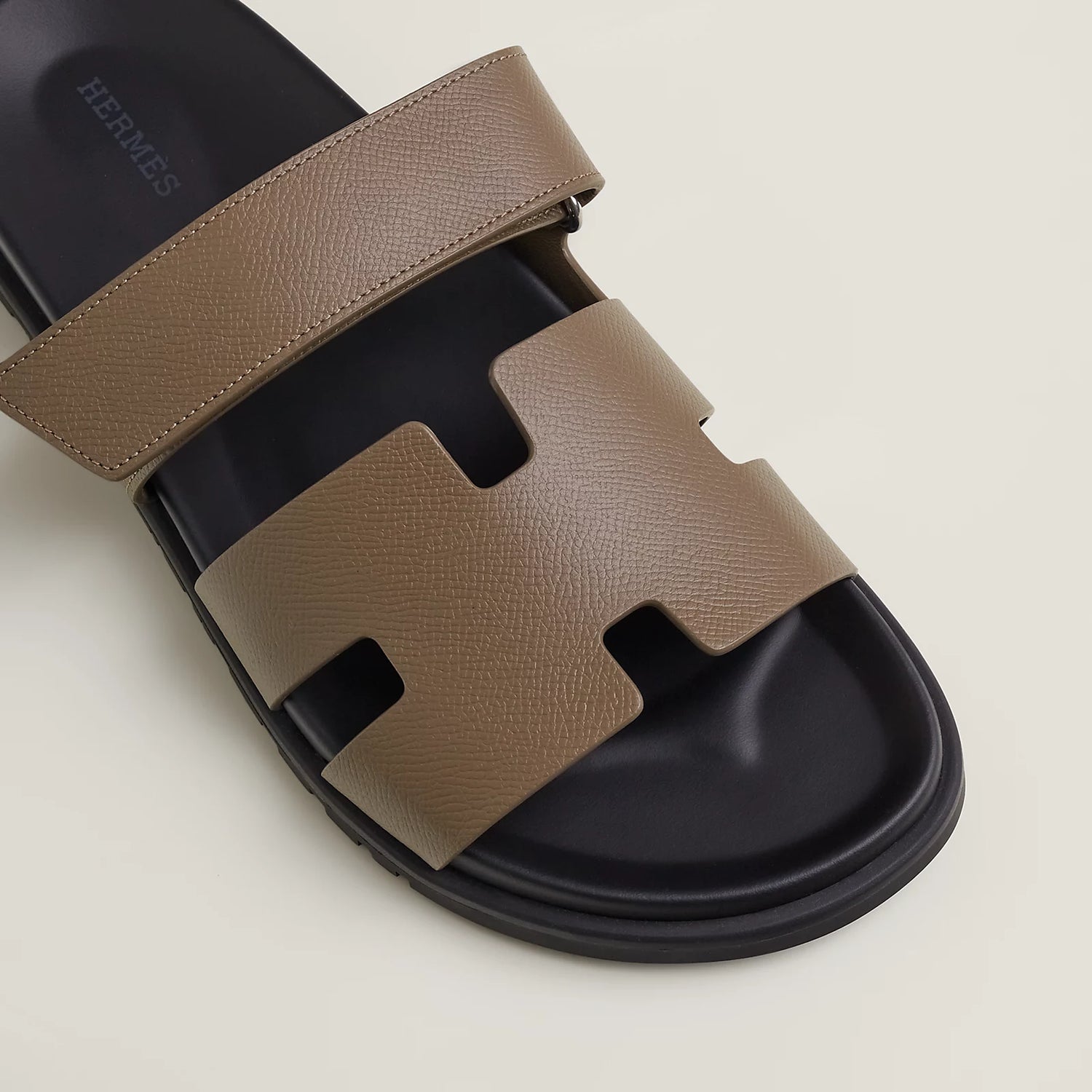 Chypre Sandal - Etoupe Leather