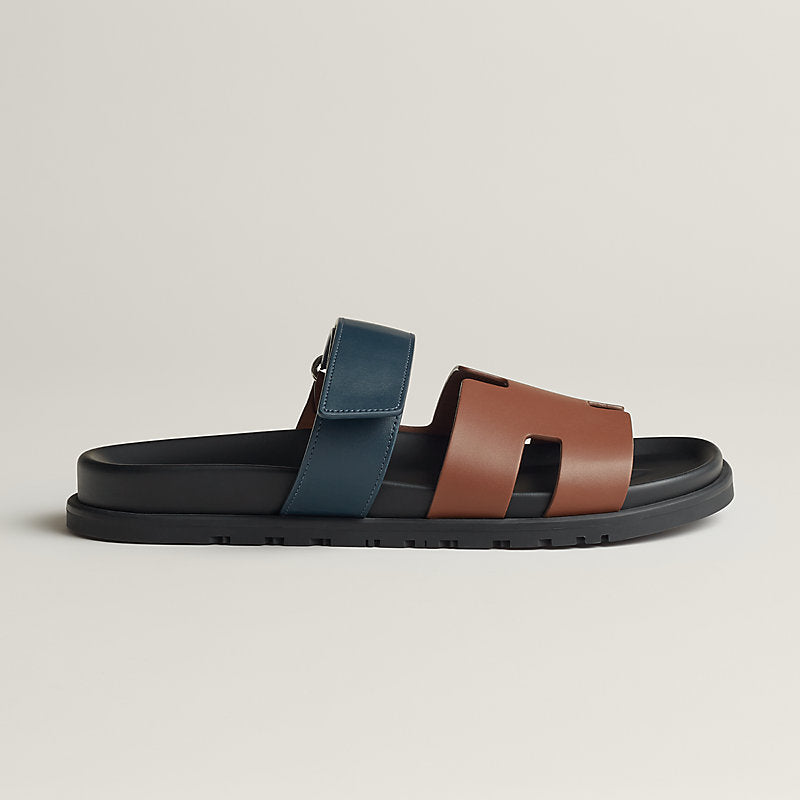 Chypre Sandal - Gold / Bleu Céleste