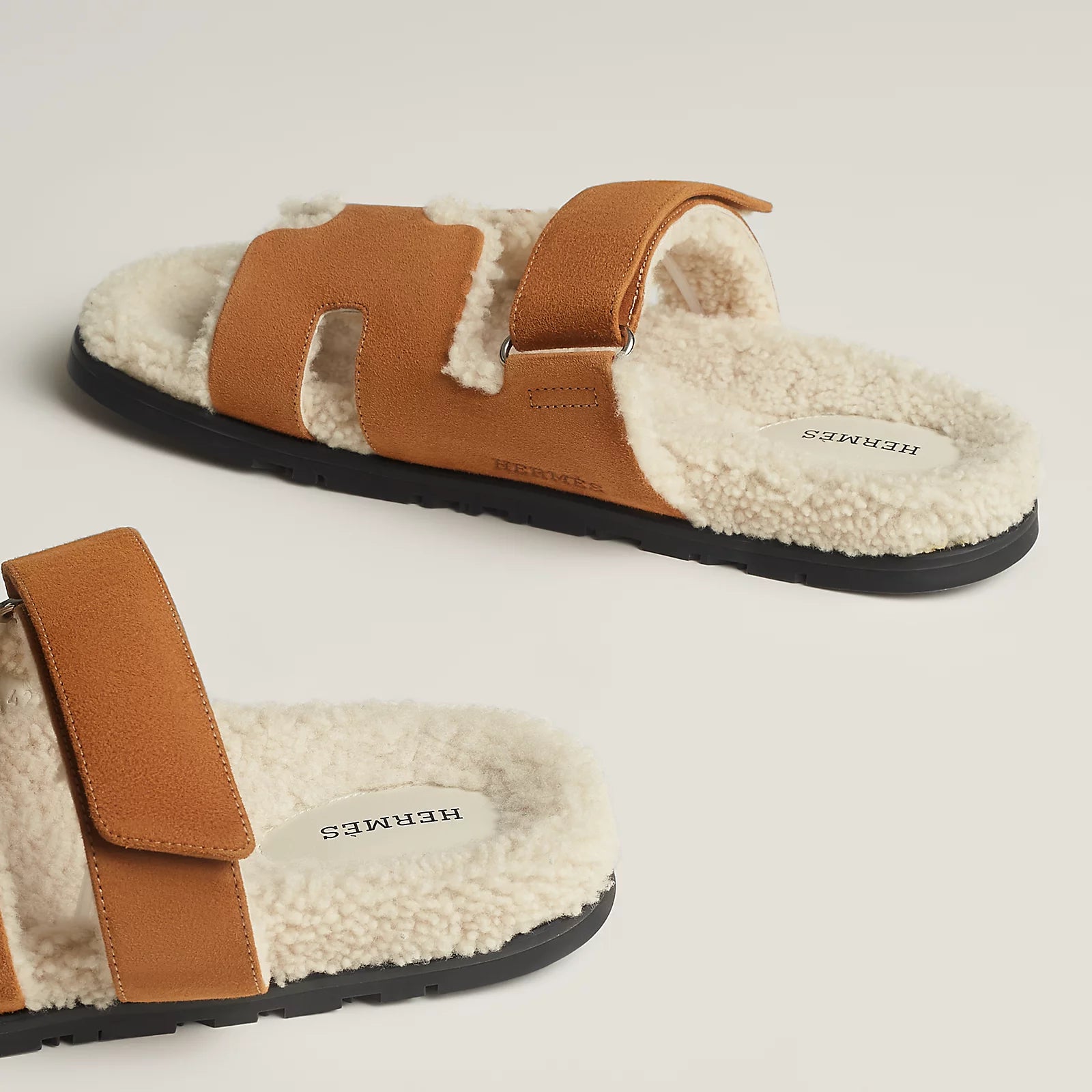 Chypre Sandal - Natural Fur