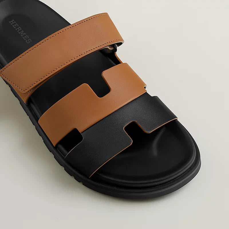 Chypre Sandal - Naturel / Noir