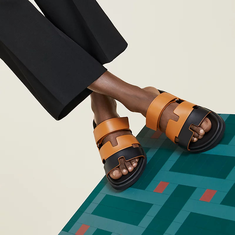 Chypre Sandal - Naturel / Noir