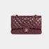 Classic 11.12 Handbag, Cruise 2024/25, Burgundy, in Lambskin & Brown Metal, Front View